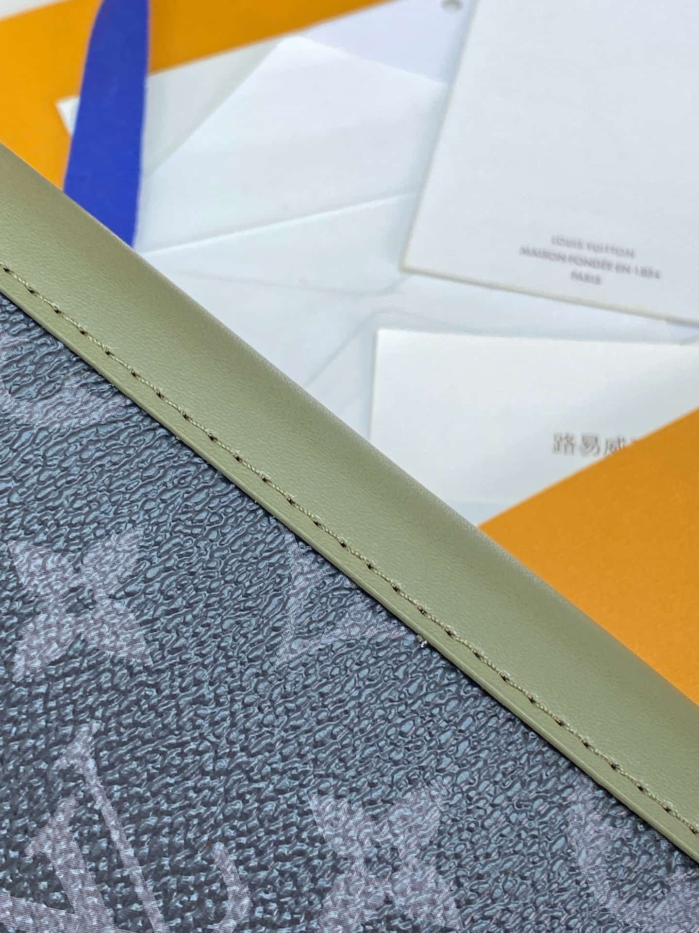 Louis Vuitton Brazza Wallet Khaki Green Monogram Eclipse coated canvas M28815 High