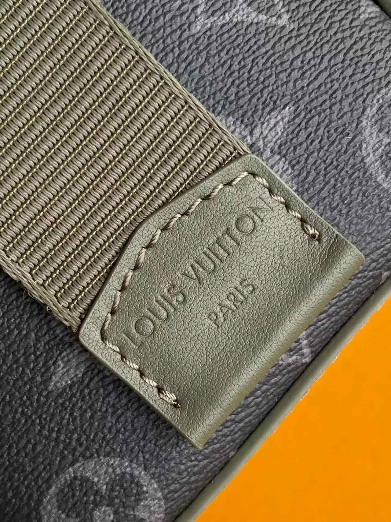 Louis Vuitton Courrier Messenger Khaki Green Monogram Eclipse coated canvas M28629 High