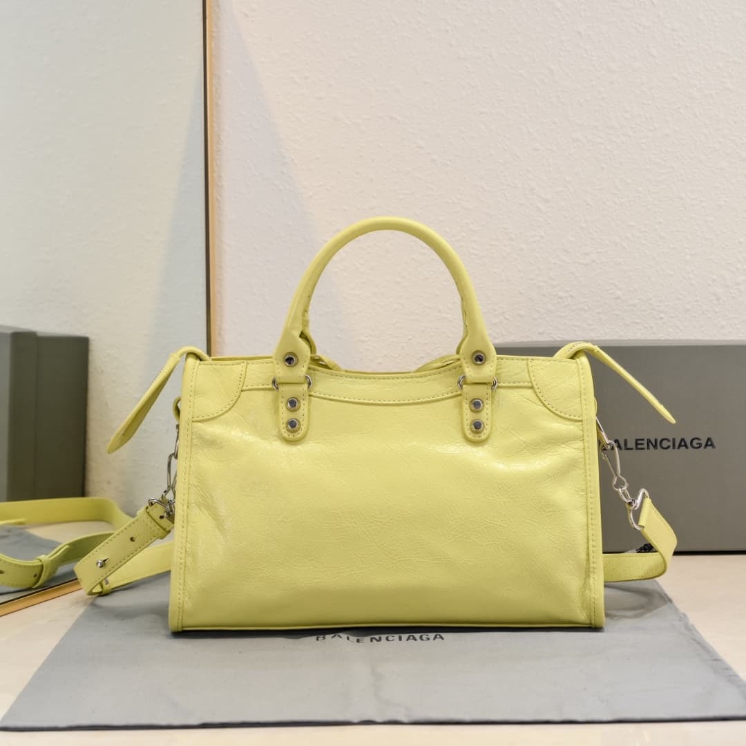 WOMEN'S LE CITY SMALL BAG Lambskin & Silver Metal High