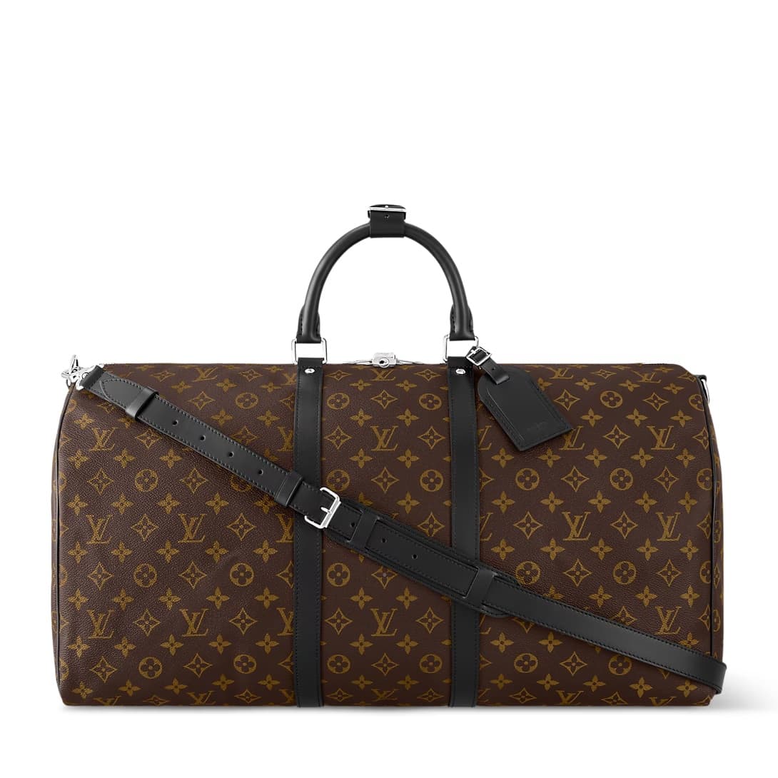 Louis Vuitton Keepall Bandoulière 55 MONOGRAM MACASSAR Canvas M56714 TOP