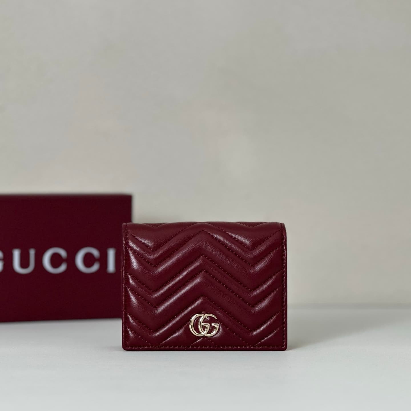 Gucci GG Marmont Small Wallet Burgundy 466492 High