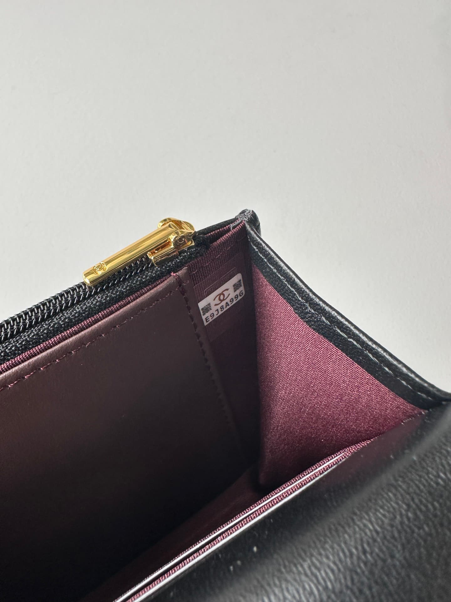 Chanel Classic Wallet on Chain Shiny Lambskin & Gold-Tone Metal AP4241 Black High