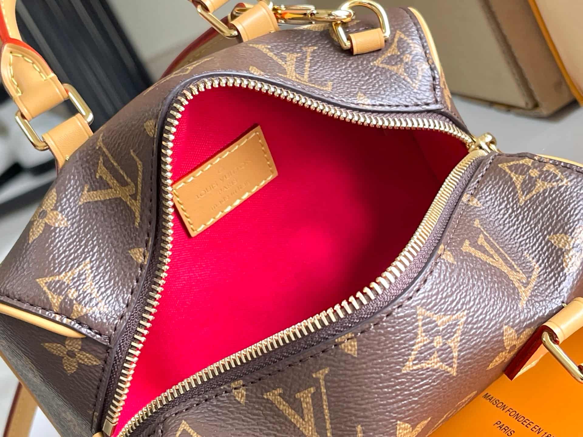 Louis Vuitton Nano Speedy Dating Monogram Coated Canvas M13226 TOP