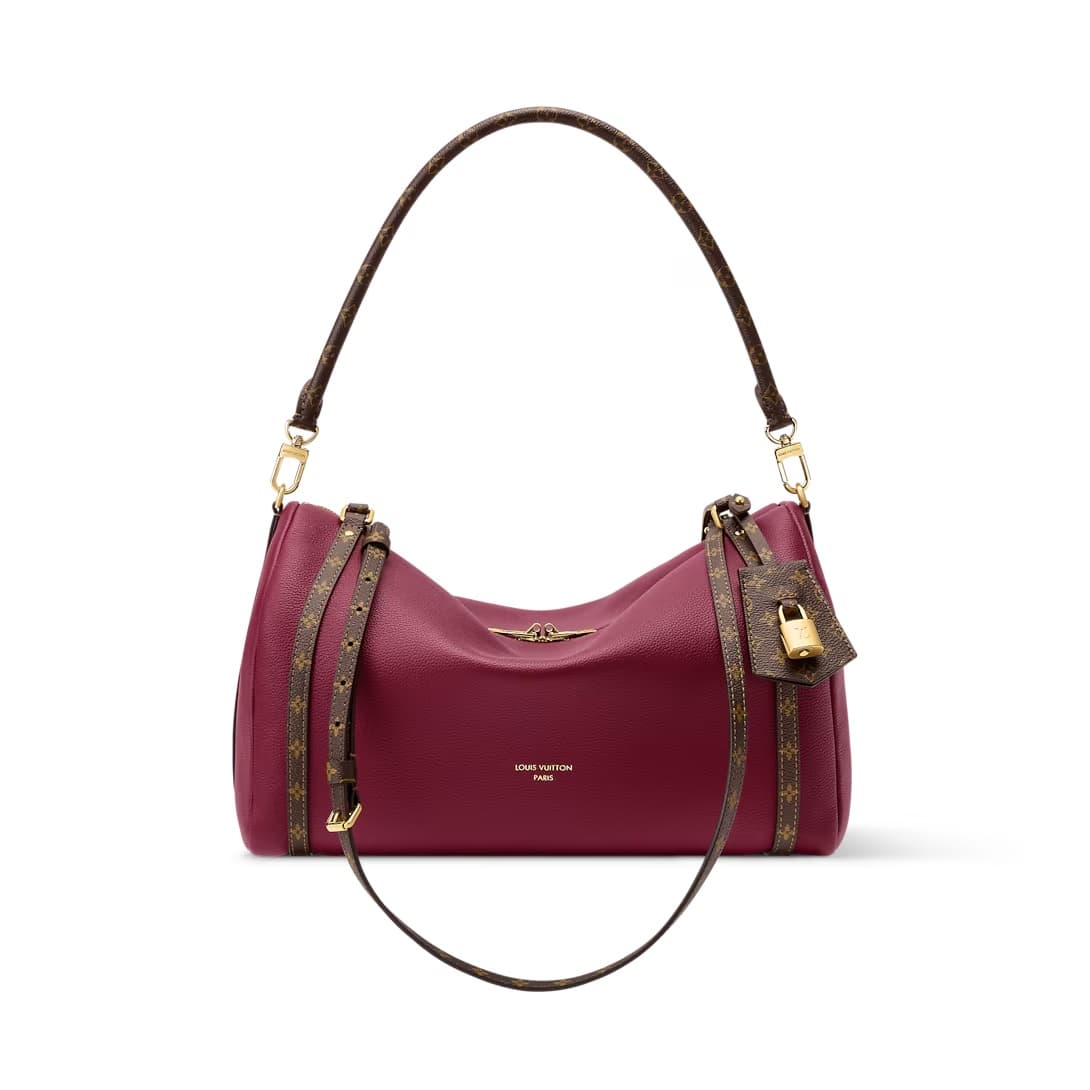 Louis Vuitton Express MM handbag in Carmin red calfskin leather M27689 TOP