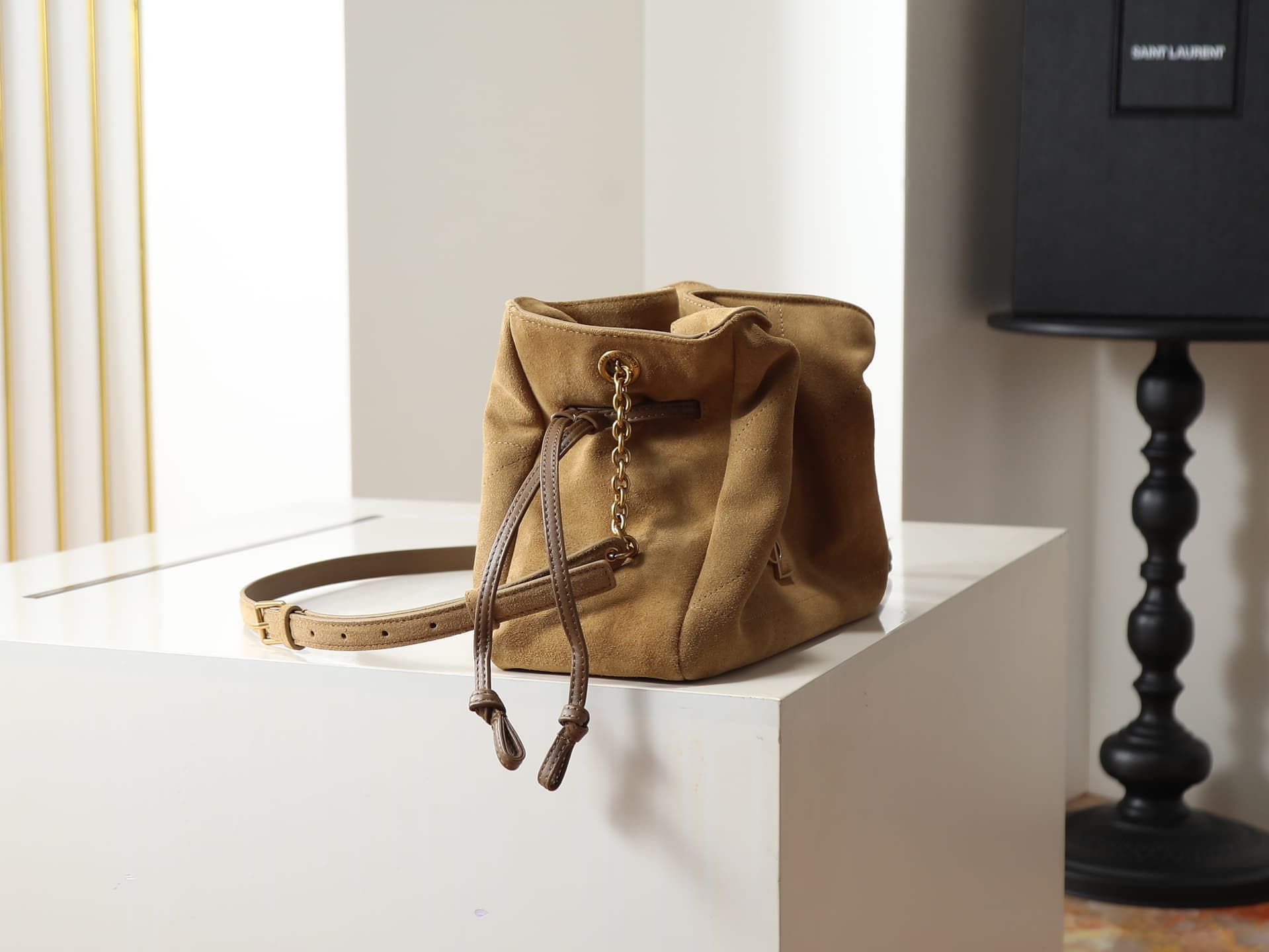 Saint Laurent Jamie Shopping Bag in Suede 862712 TOP