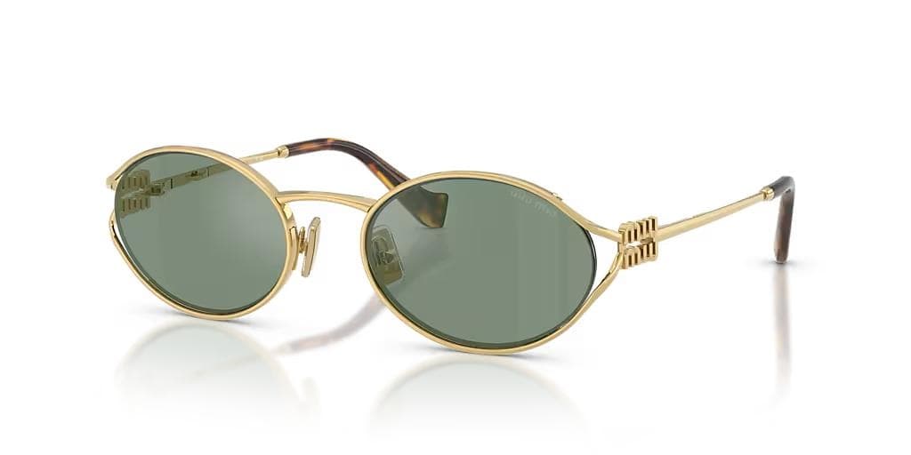 Miu Miu Women's MU 52YS Oval Sunglasses