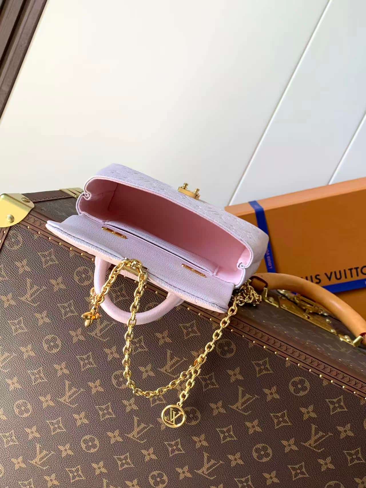 Louis Vuitton Nano Madeleine Cowhide leather M29448 Confetti Pink High