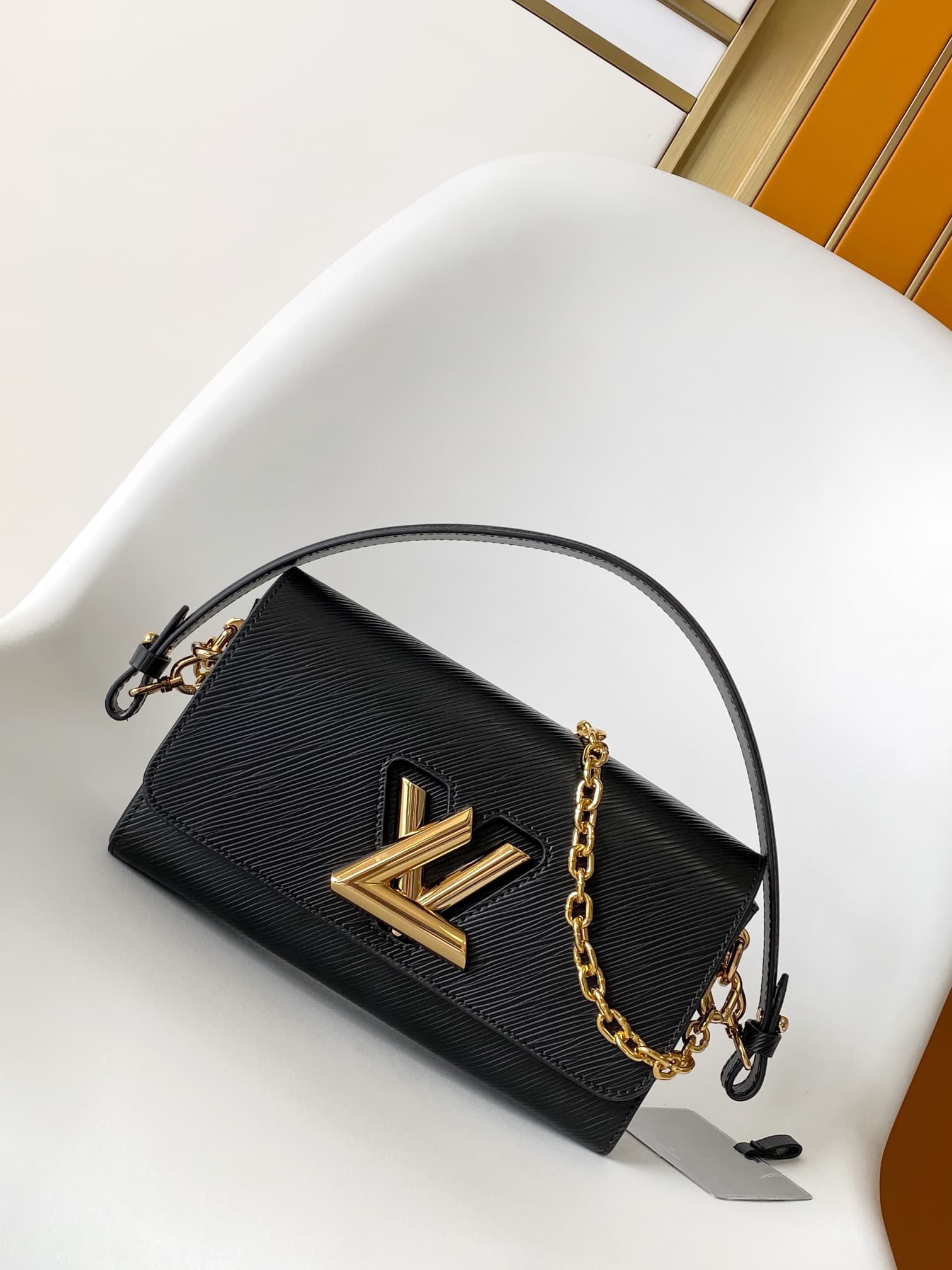 Louis Vuitton Twist West Black Epi grained cowhide leather M24549 High