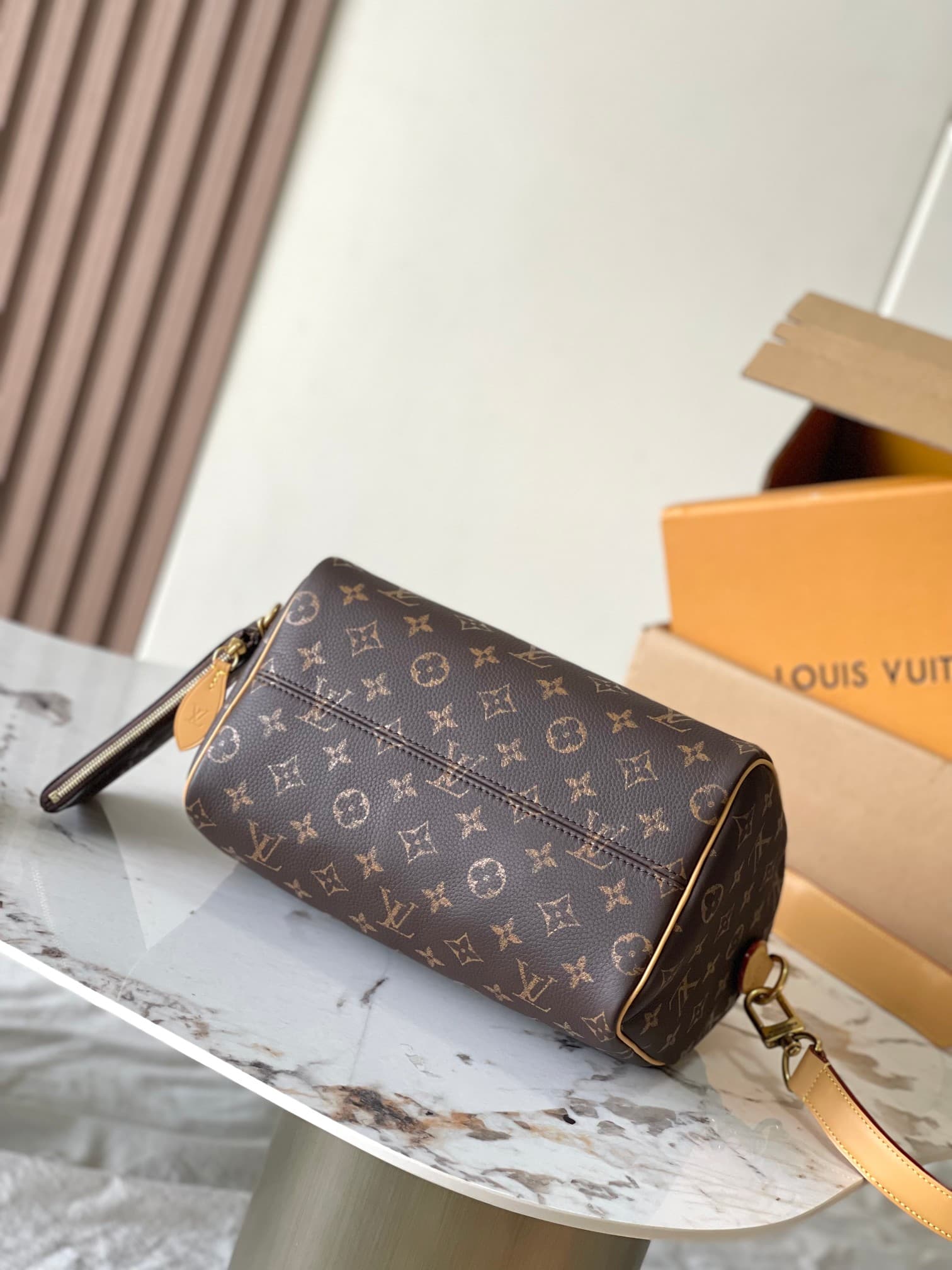 Louis Vuitton Speedy P9 Bandoulière 25 Soft calfskin Monogram Leather M24443 Monogram TOP