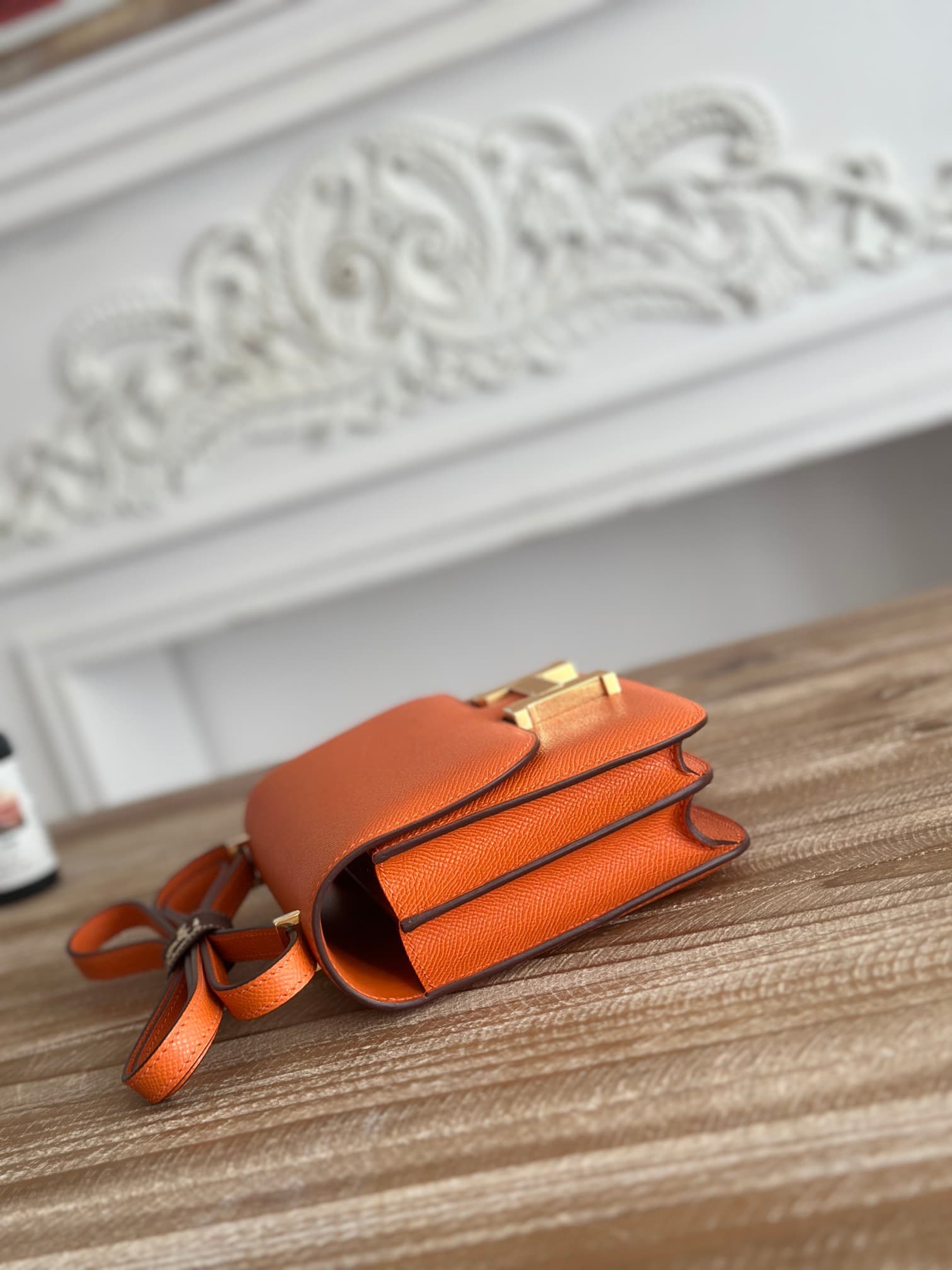 Hermes Mini Constance 18cm Epsom Bag WAX Orange High
