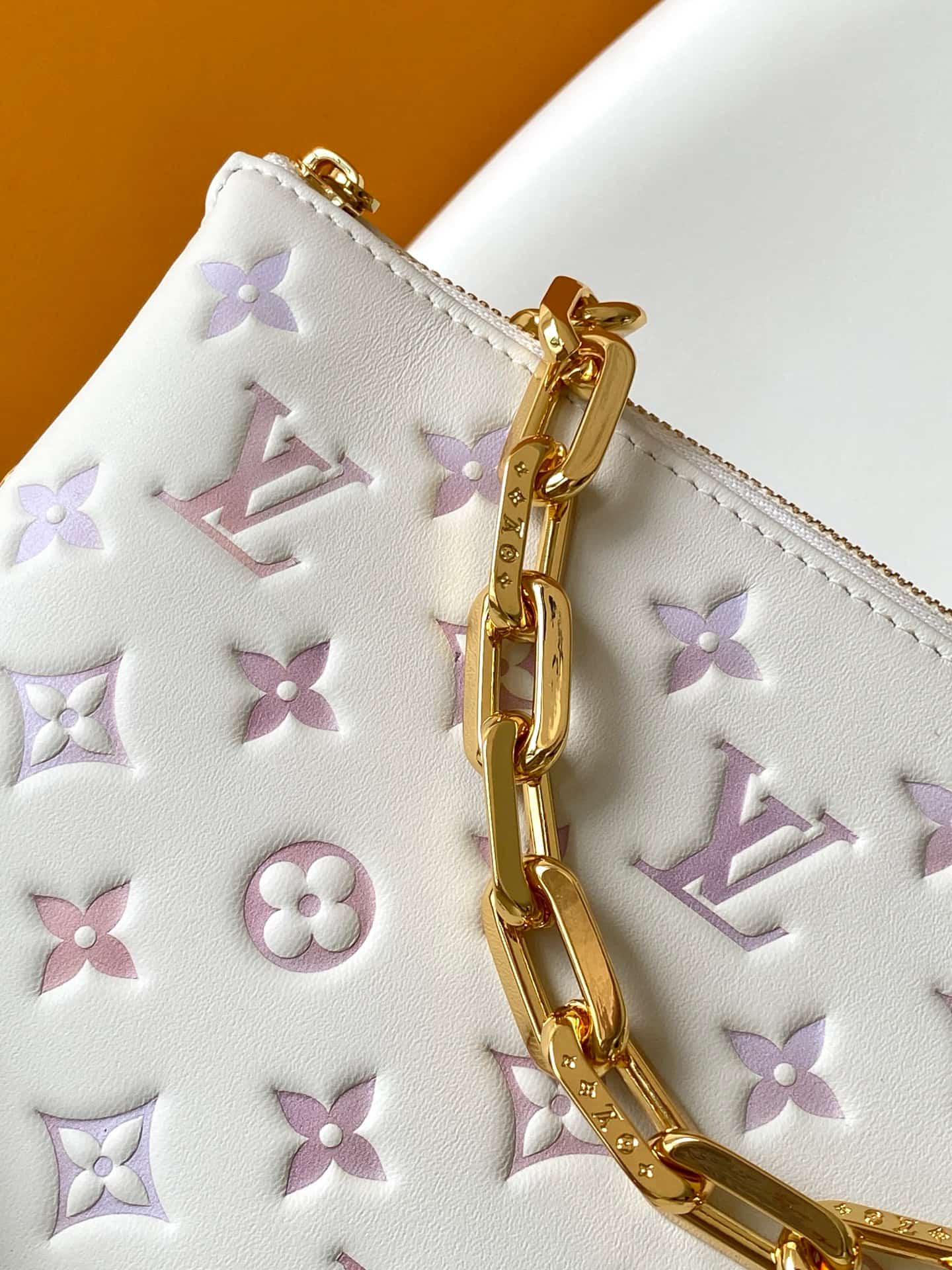 Louis Vuitton Coussin PM Dream Cream Lamb leather M25507 High