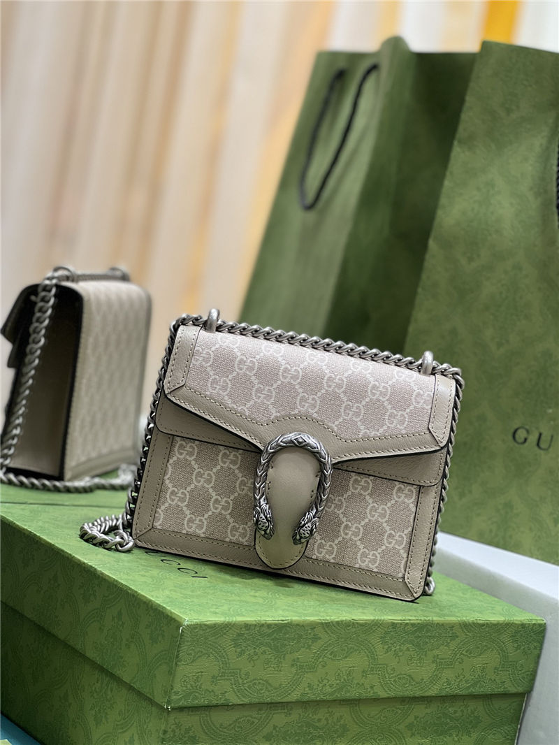 Dionysus GG Supreme mini Bag 421970 Beige high