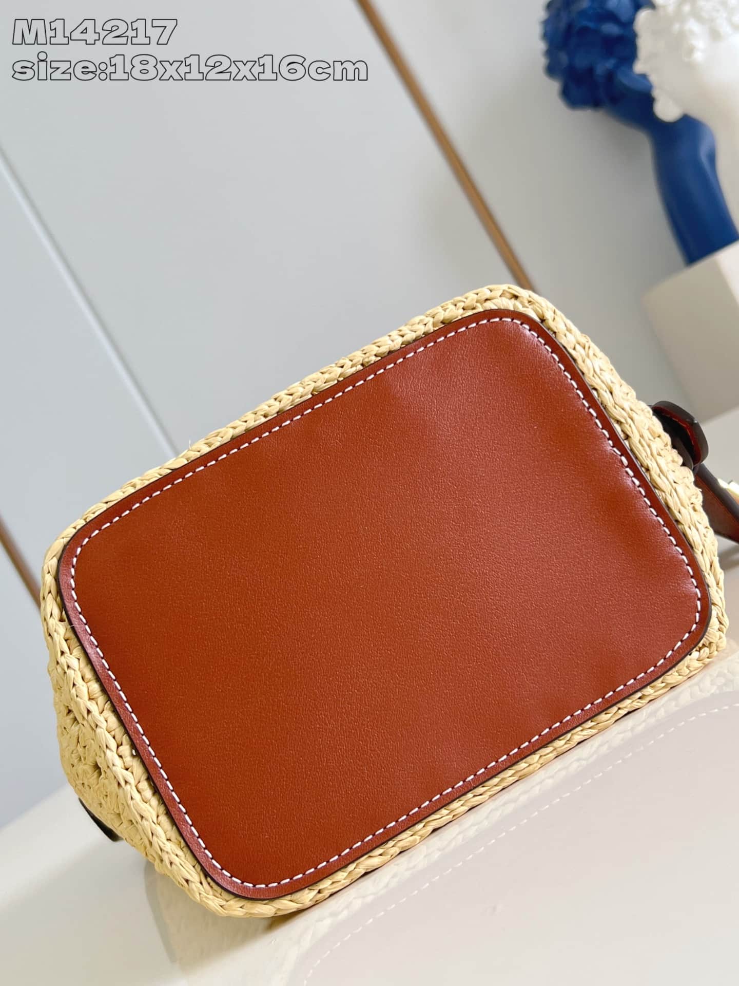 Louis Vuitton All In BB Brown Raffia M14217 High