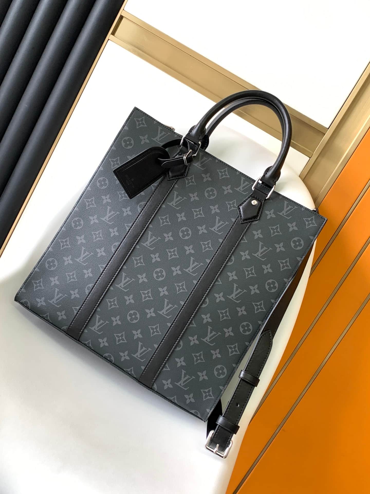 Louis Vuitton Sac Plat Monogram Eclipse coated canvas M46452 High