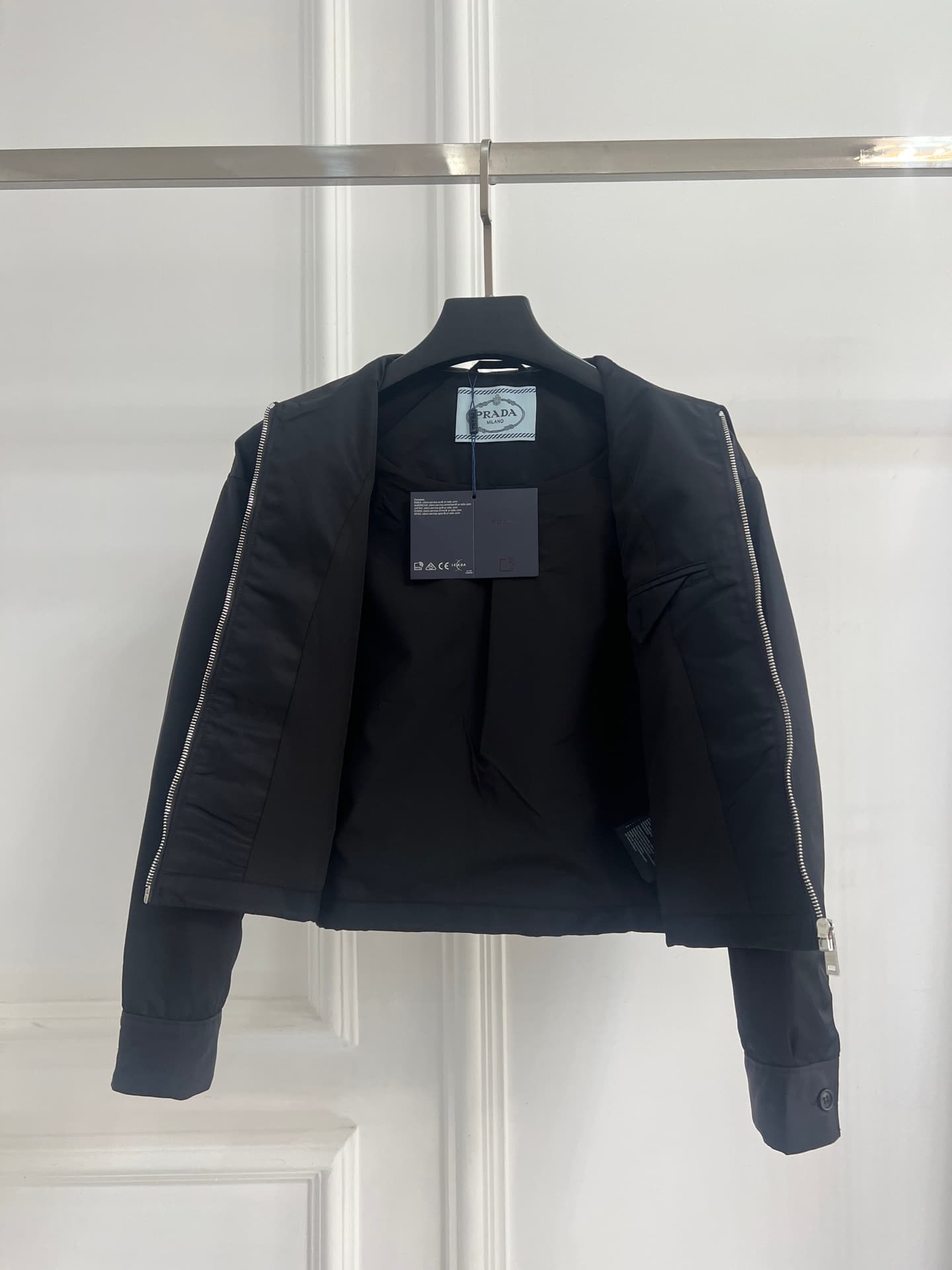 Prada Black Re-Nylon Blouson Jacket