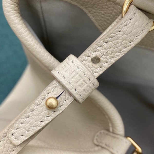 Celine Small Folded Cabas In Linen Grained Calfskin High