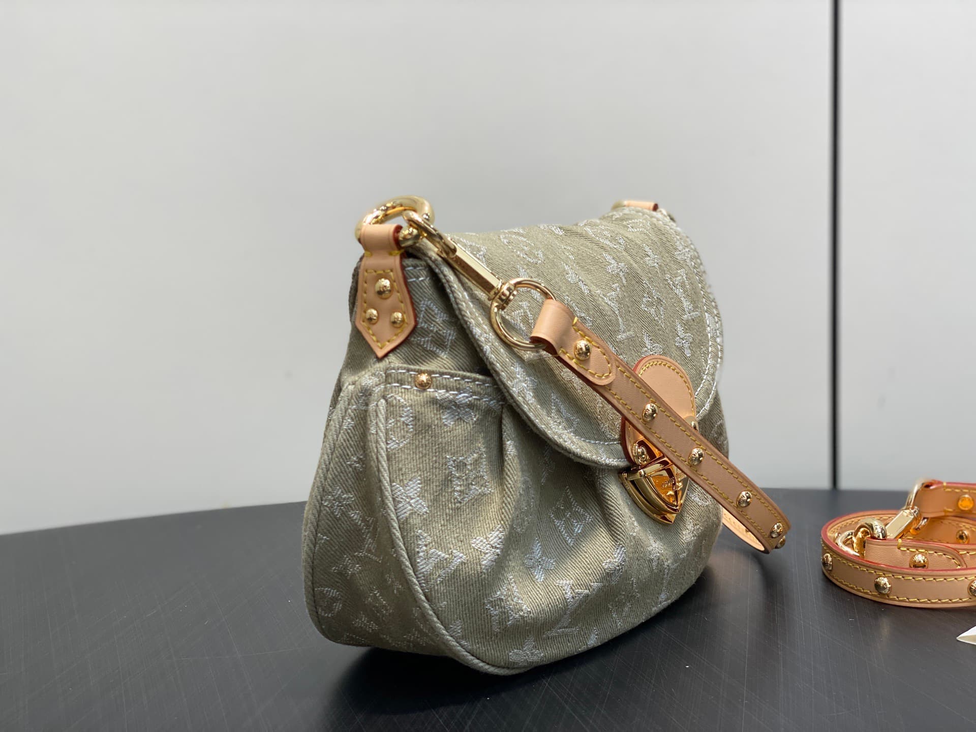 Louis Vuitton Sunset Monogram Khaki Denim M27210 High