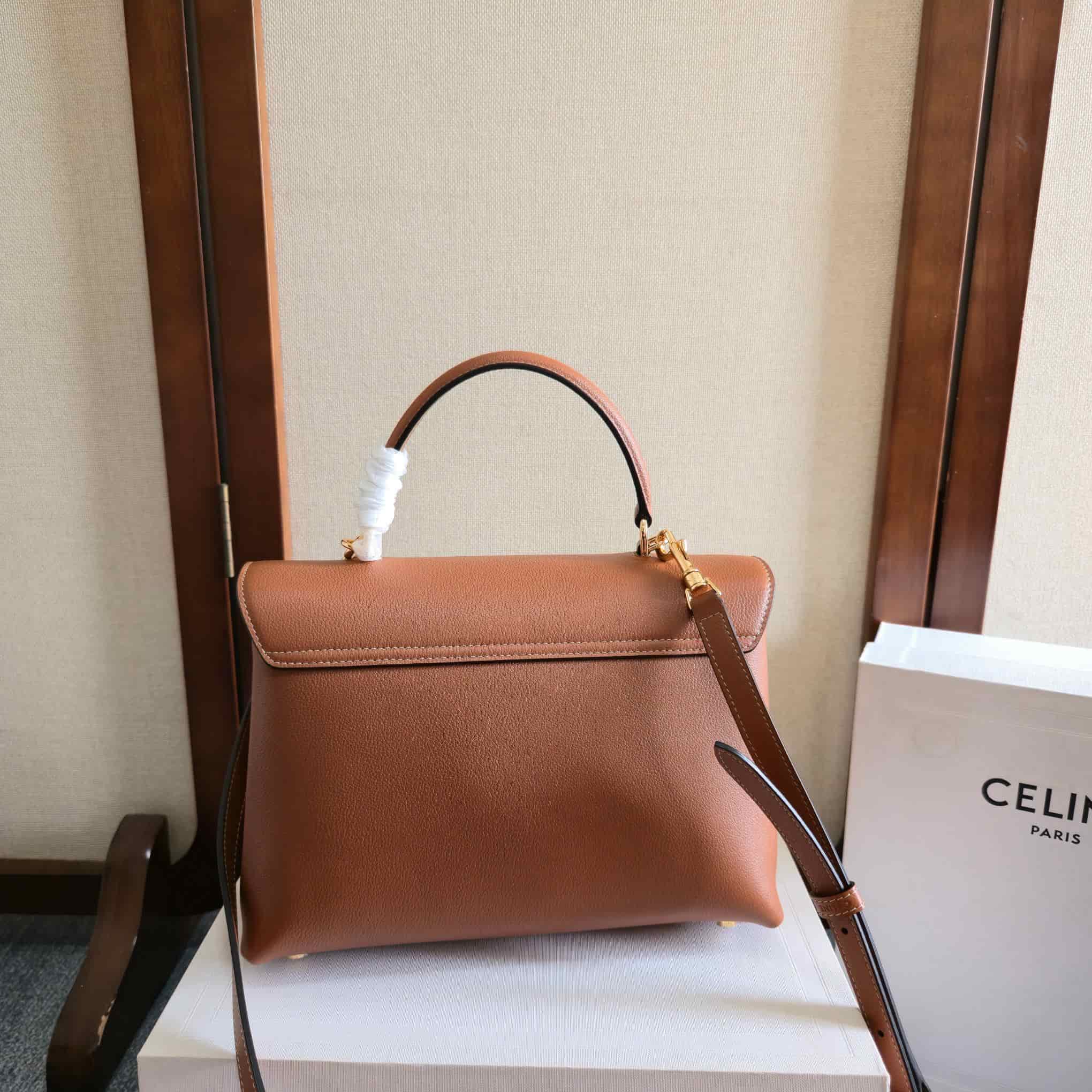 Celine Small Nino bag in Tan Supple Calfskin High