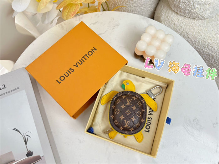 LV Turtle Pouch Bag Charm M01471 15468