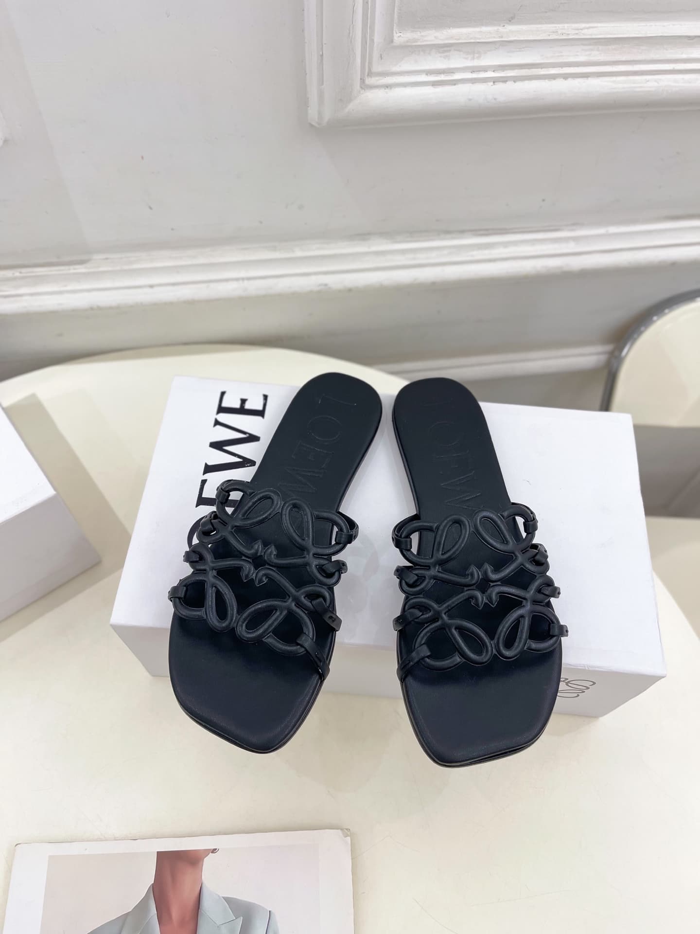 LOEWE Petal Anagram slide Shoes Women