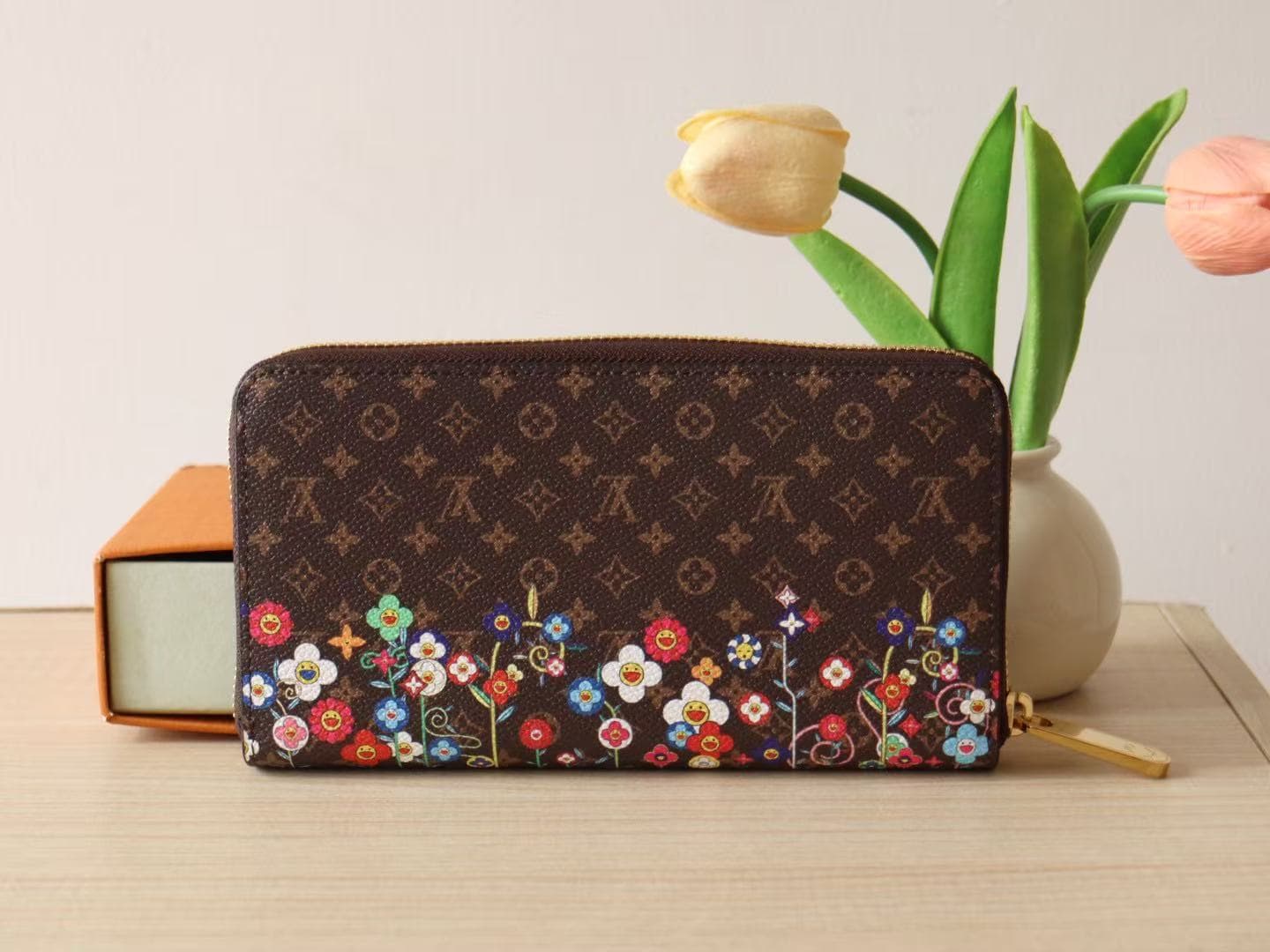 Louis Vuitton x Murakami Zippy Wallet Monogram coated canvas M14162 High