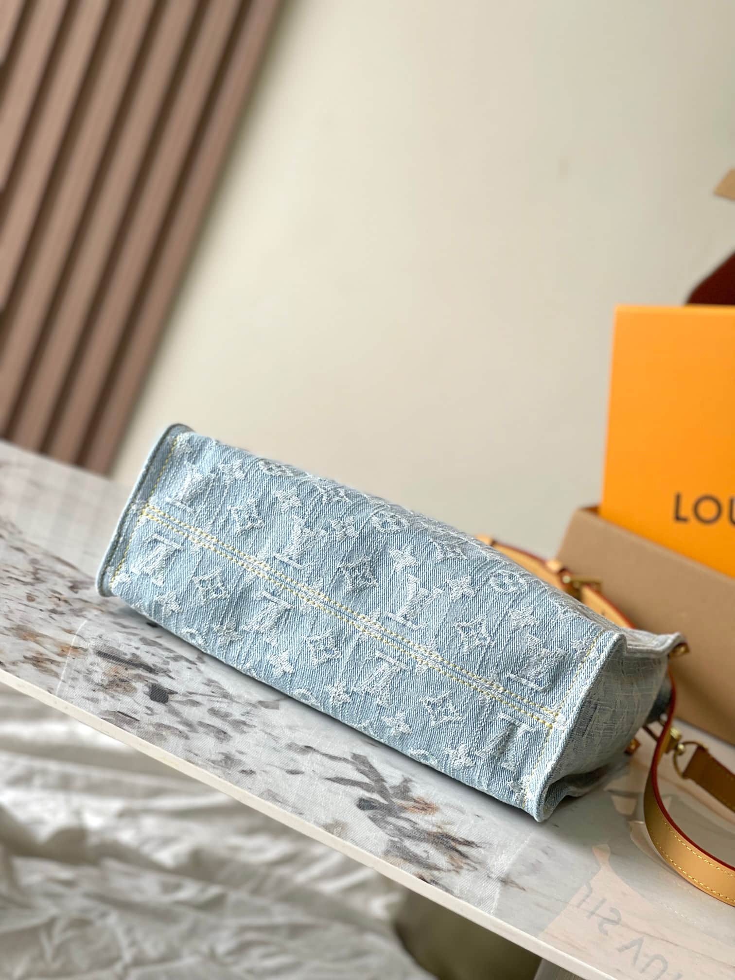 Louis Vuitton Let Go PM Monogram Denim Sky Blue Denim M24897 TOP