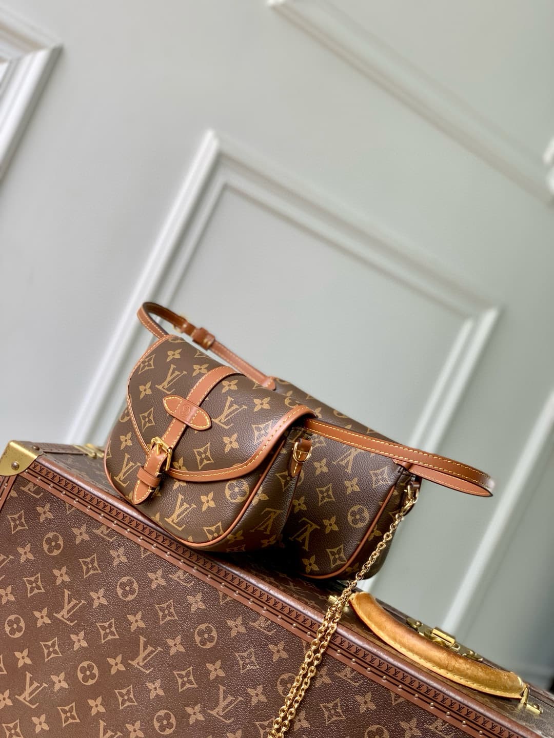 Louis Vuitton Duo BB Monogram Coated canvas M26592 High