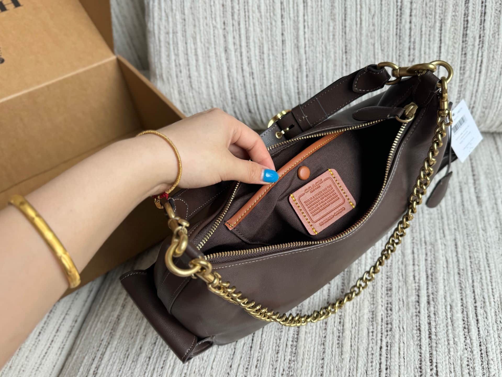 Coach Pocket Juliet Shoulder Bag 30 High