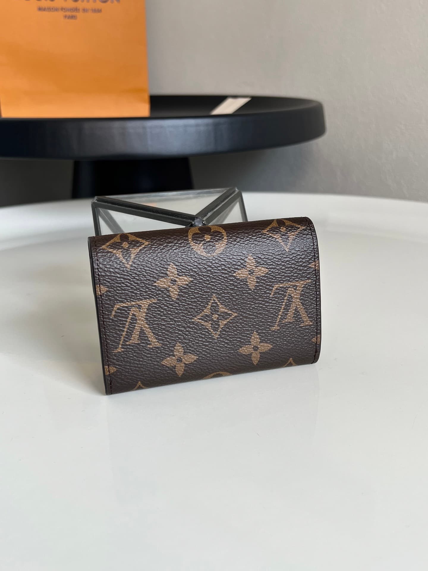 Louis Vuitton Monogram Canvas & Leather Rosalie Coin Purse M62361 Fuchsia High
