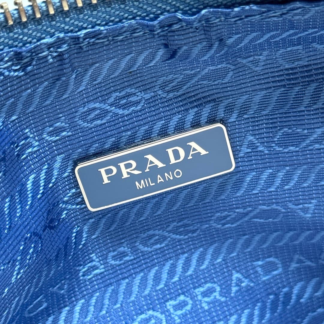 Prada Re-Edition 2005 Nylon bag 1BH204 Blue High