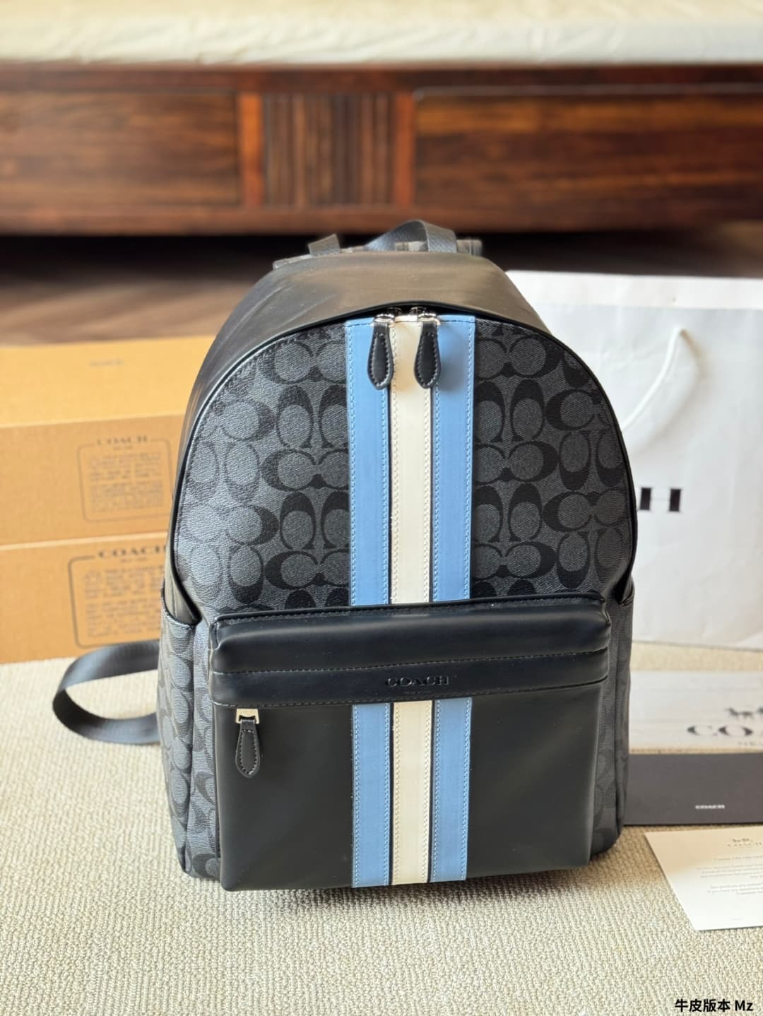Coach West Backpack In Signature Canvas