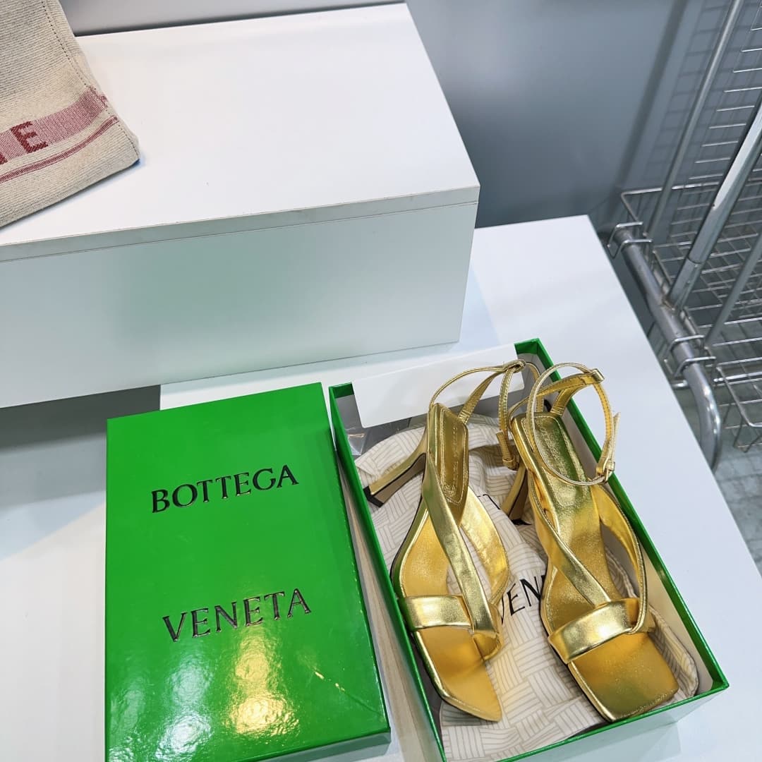 Bottega Veneta Riva Heeled Sandals