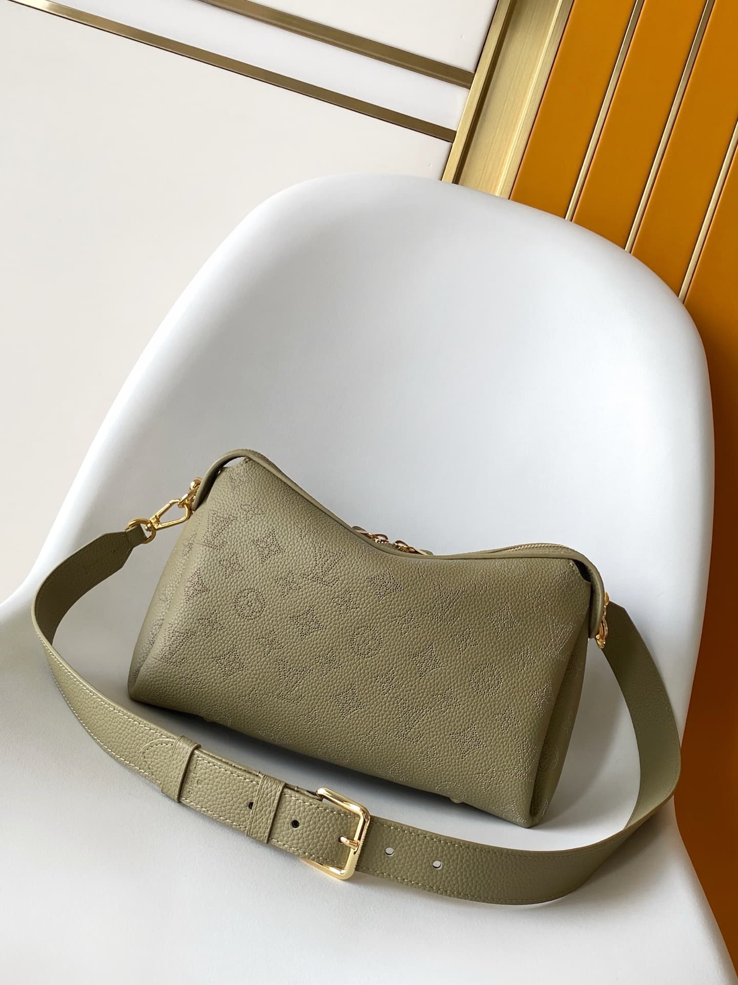 Louis Vuitton Hand It All PM Rosemary Green Perforated Mahina calfskin leather M25904 High