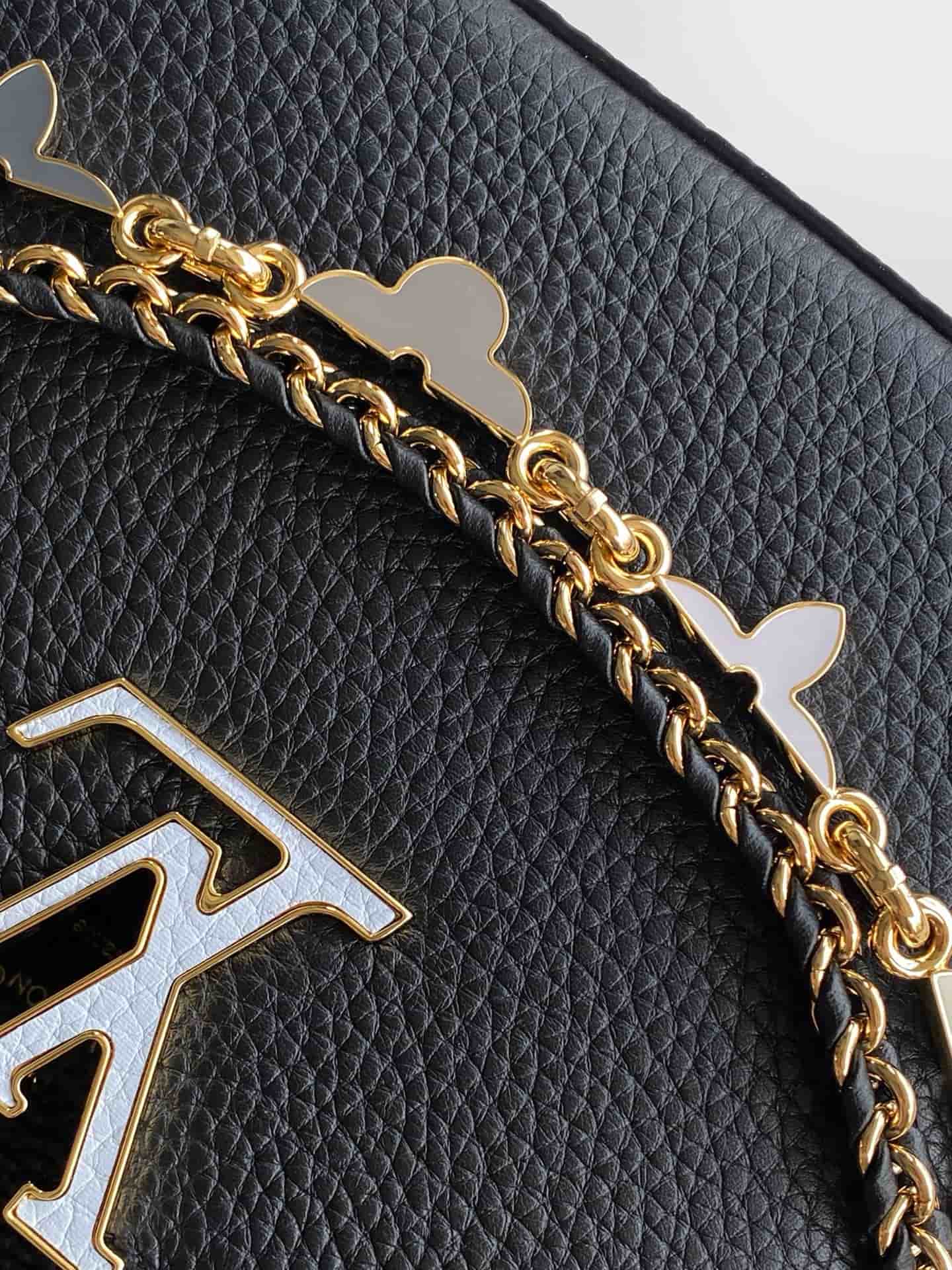 Louis Vuitton Capucines BB Capucines Black Taurillon Leather M29608 TOP