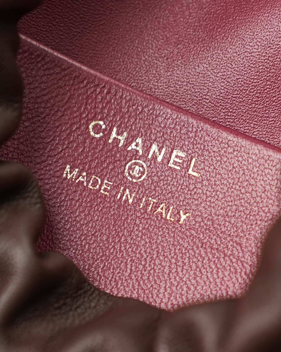 Chanel Clutch with Leather Strap Lambskin & Gold-tone Metal AP5228 Coffee  A
