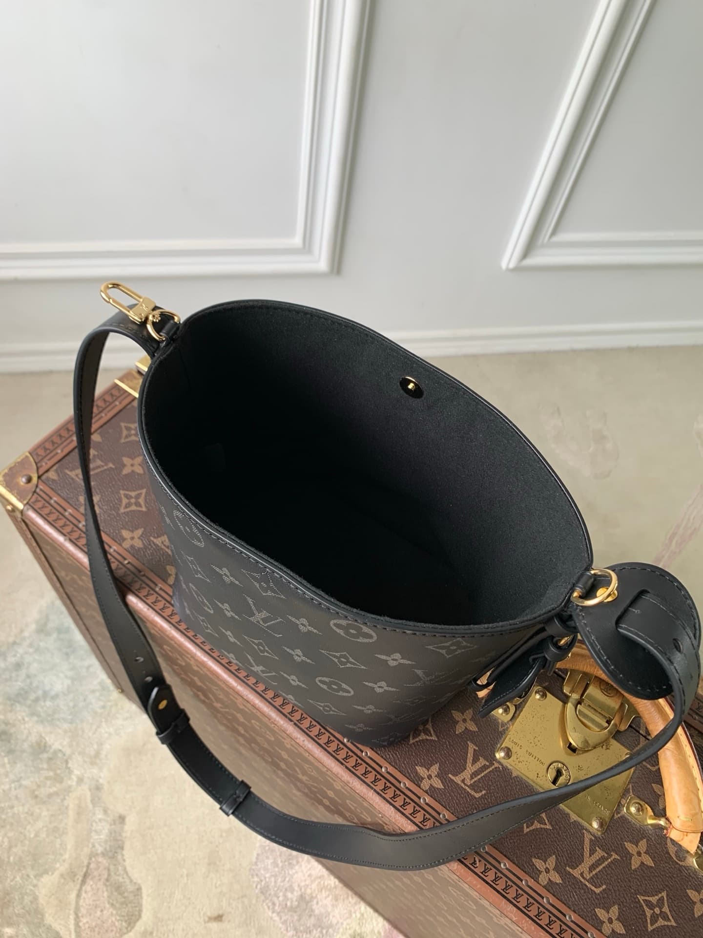 Louis Vuitton All In BB Boldly Black Calfskin leather M3A156 High