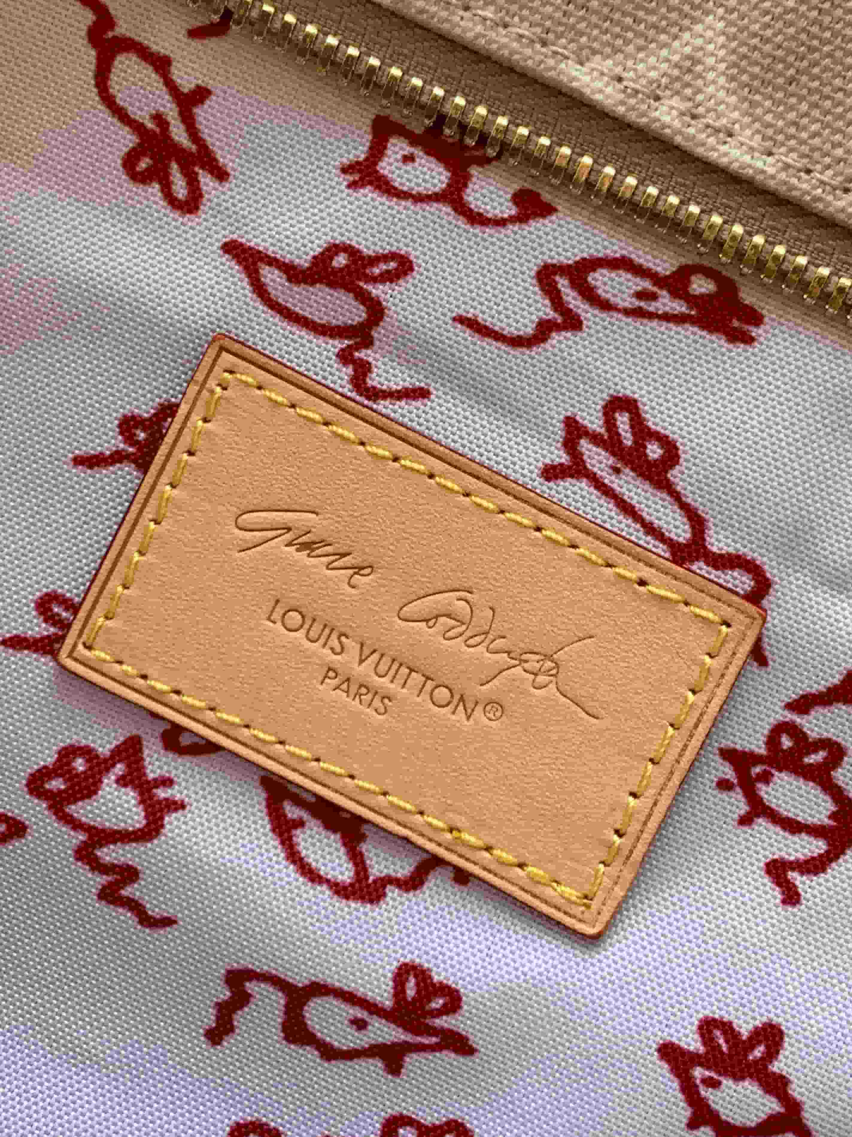 Louis Vuitton Carry It Meowgram cotton-canvas M15128 High