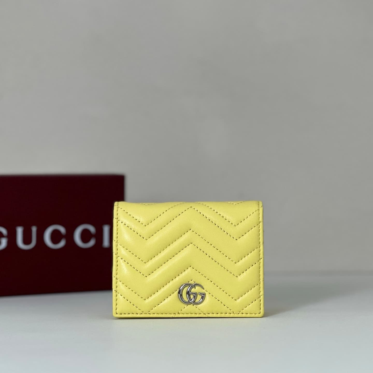 Gucci GG Marmont Small Wallet Yellow 466492 High