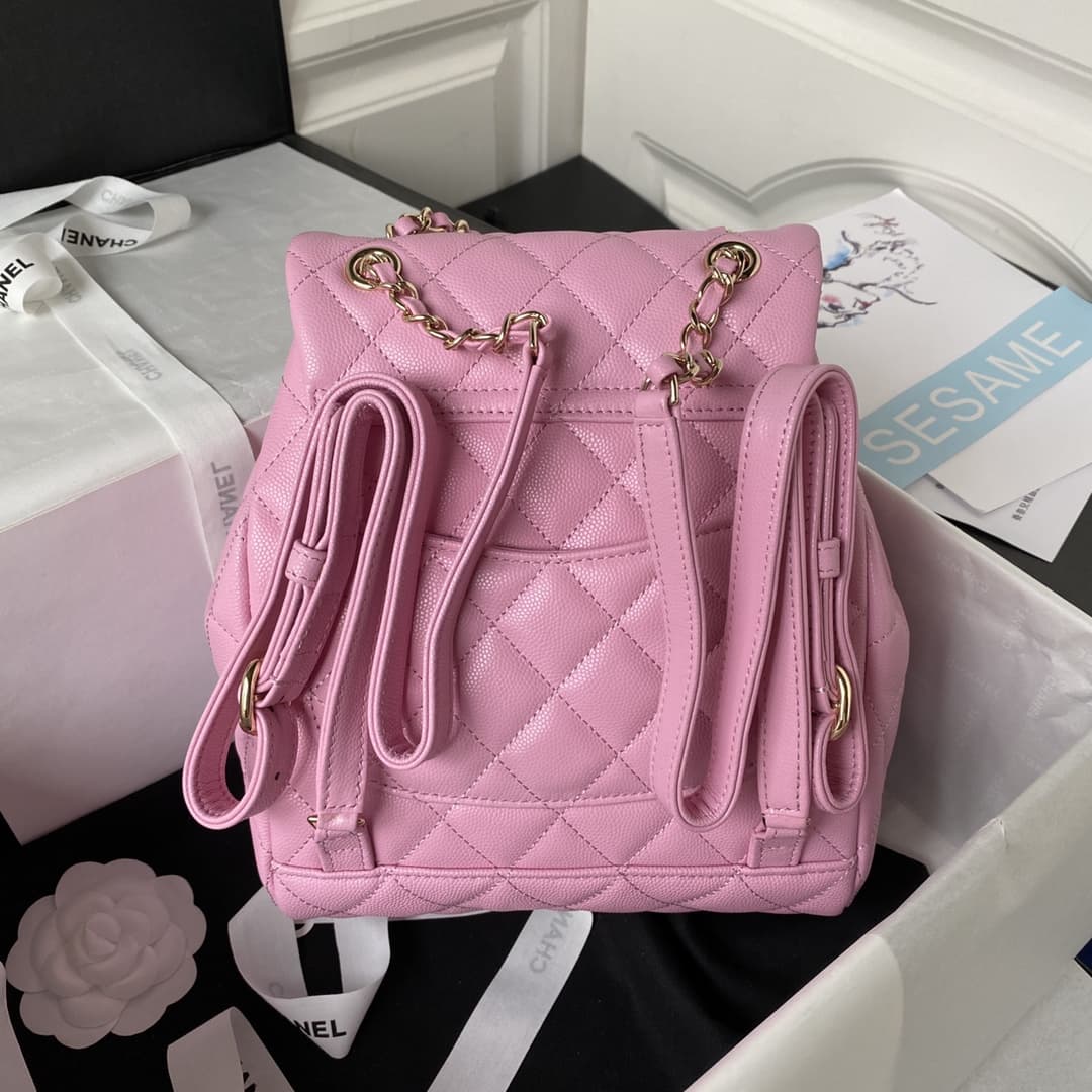 Chanel Urban Spirit Backpack Grained Calfskin & Gold-Metal AS4059 Lalic A