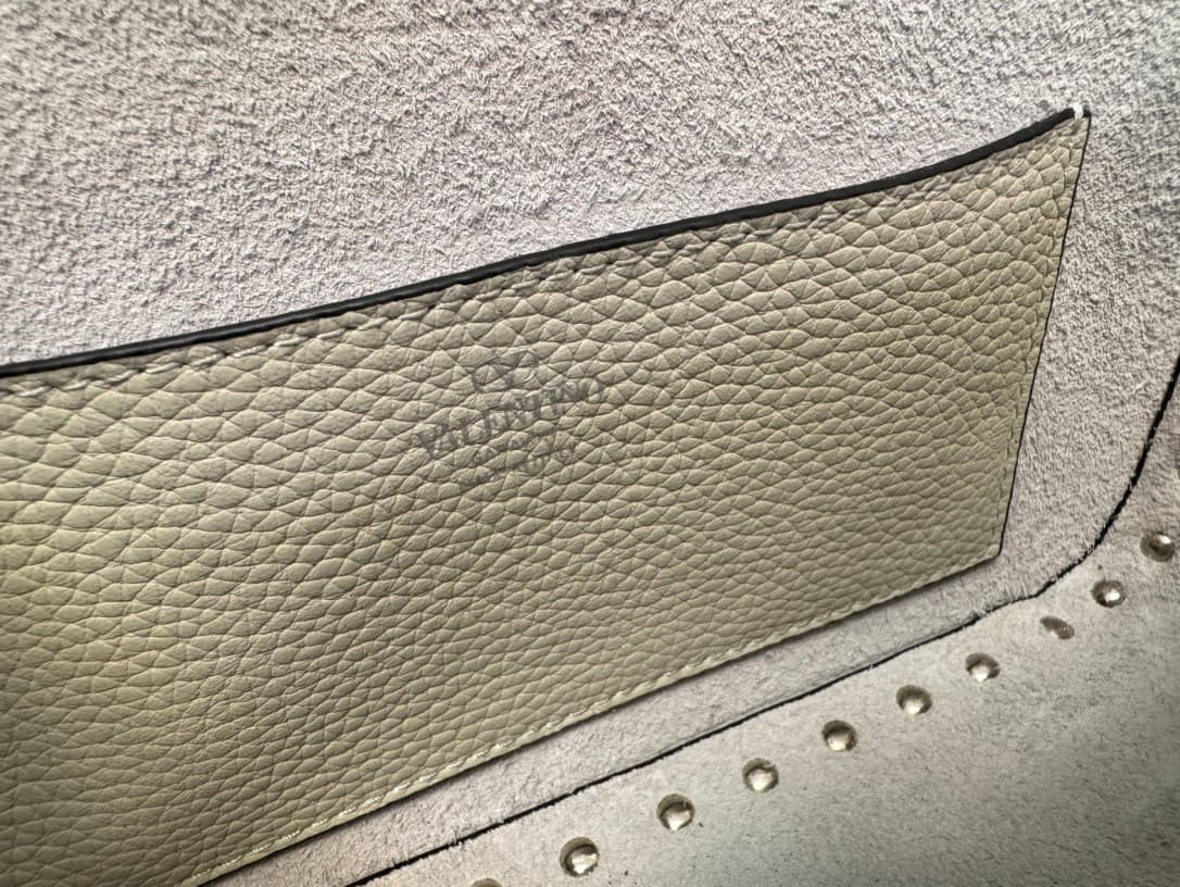 Valentino Garavani Small Rockstud Shoulder Bag Grey High