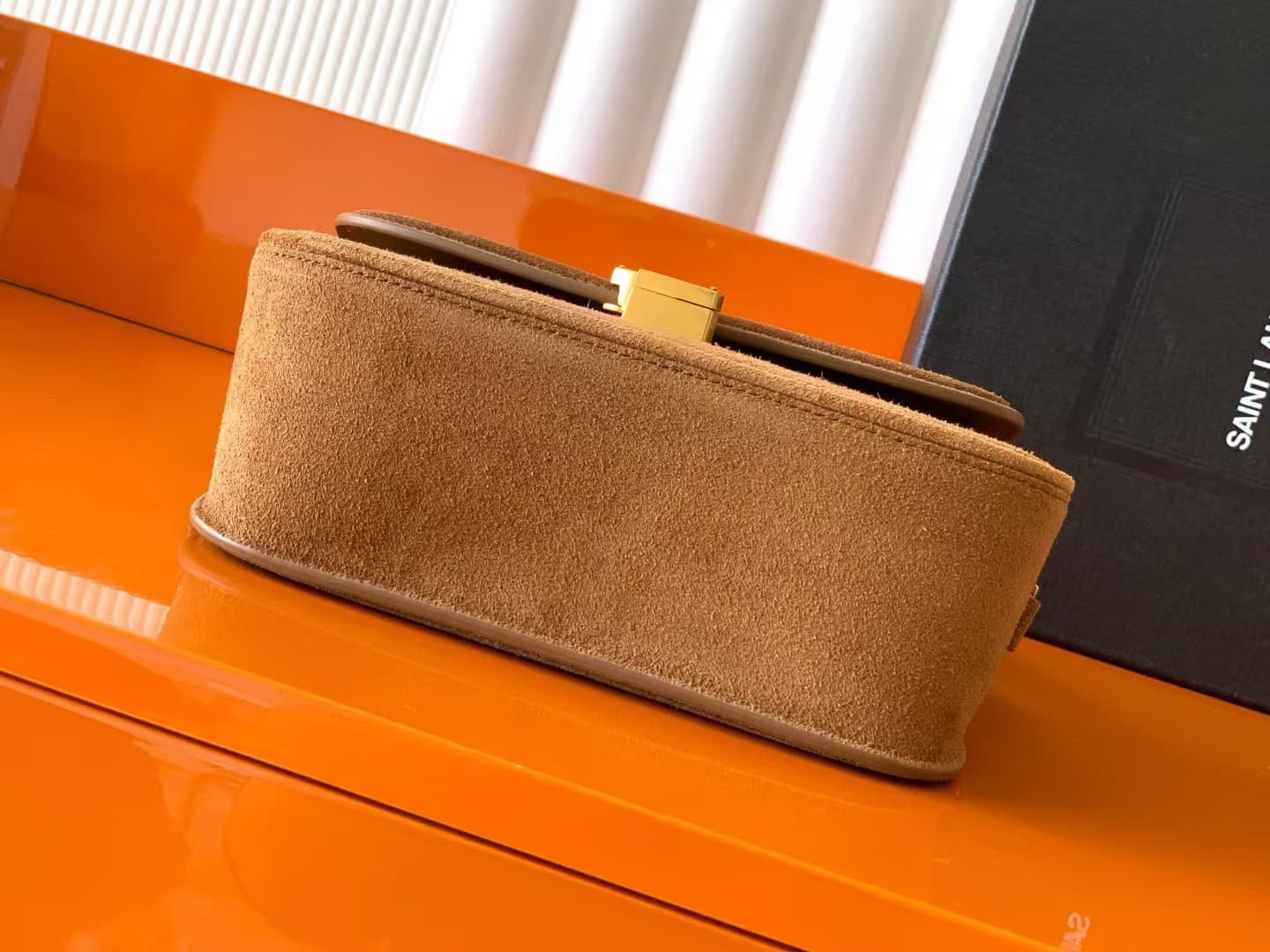 SAINT LAURENT SOLFERINO MINI IN SUEDE High