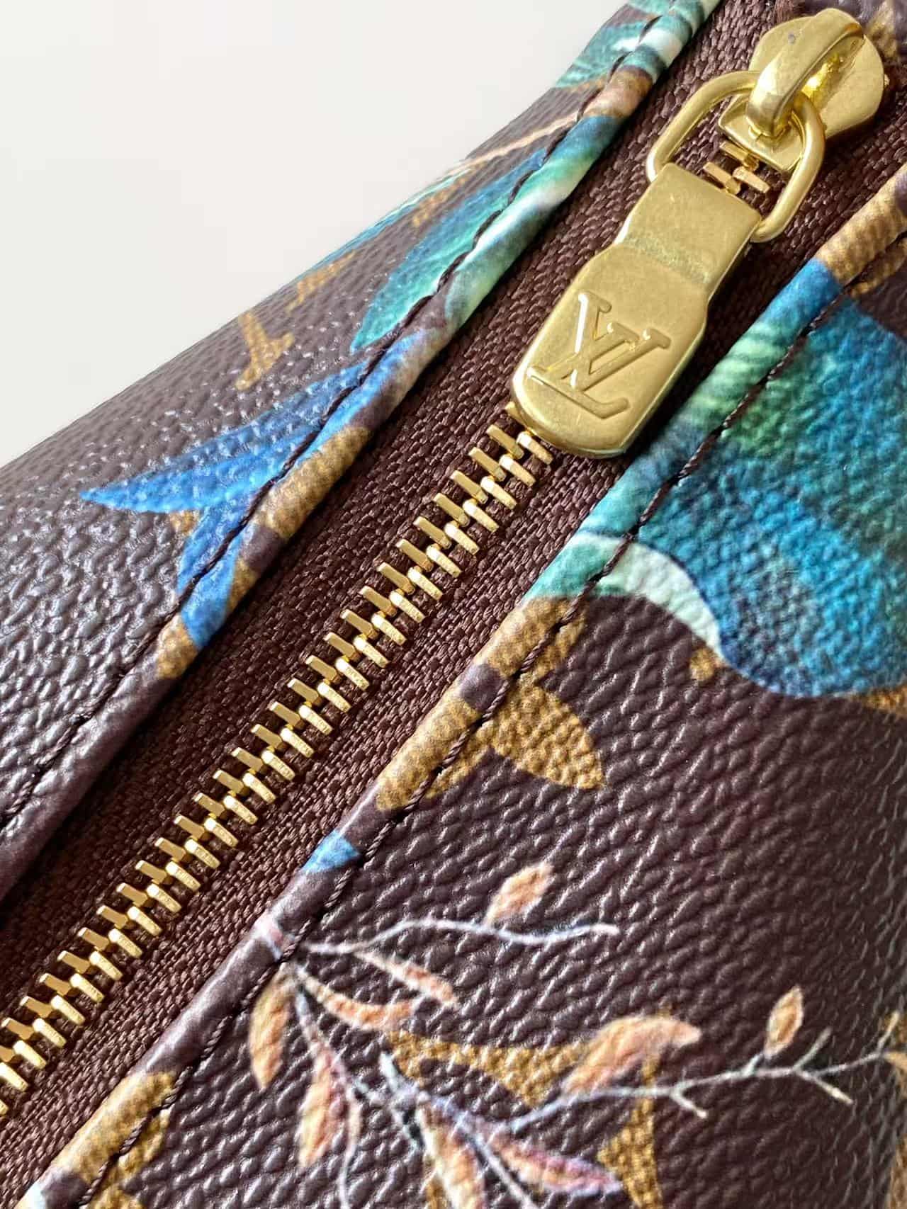 Louis Vuitton Pochette Accessoires Monogram Ebene Coated canvas High