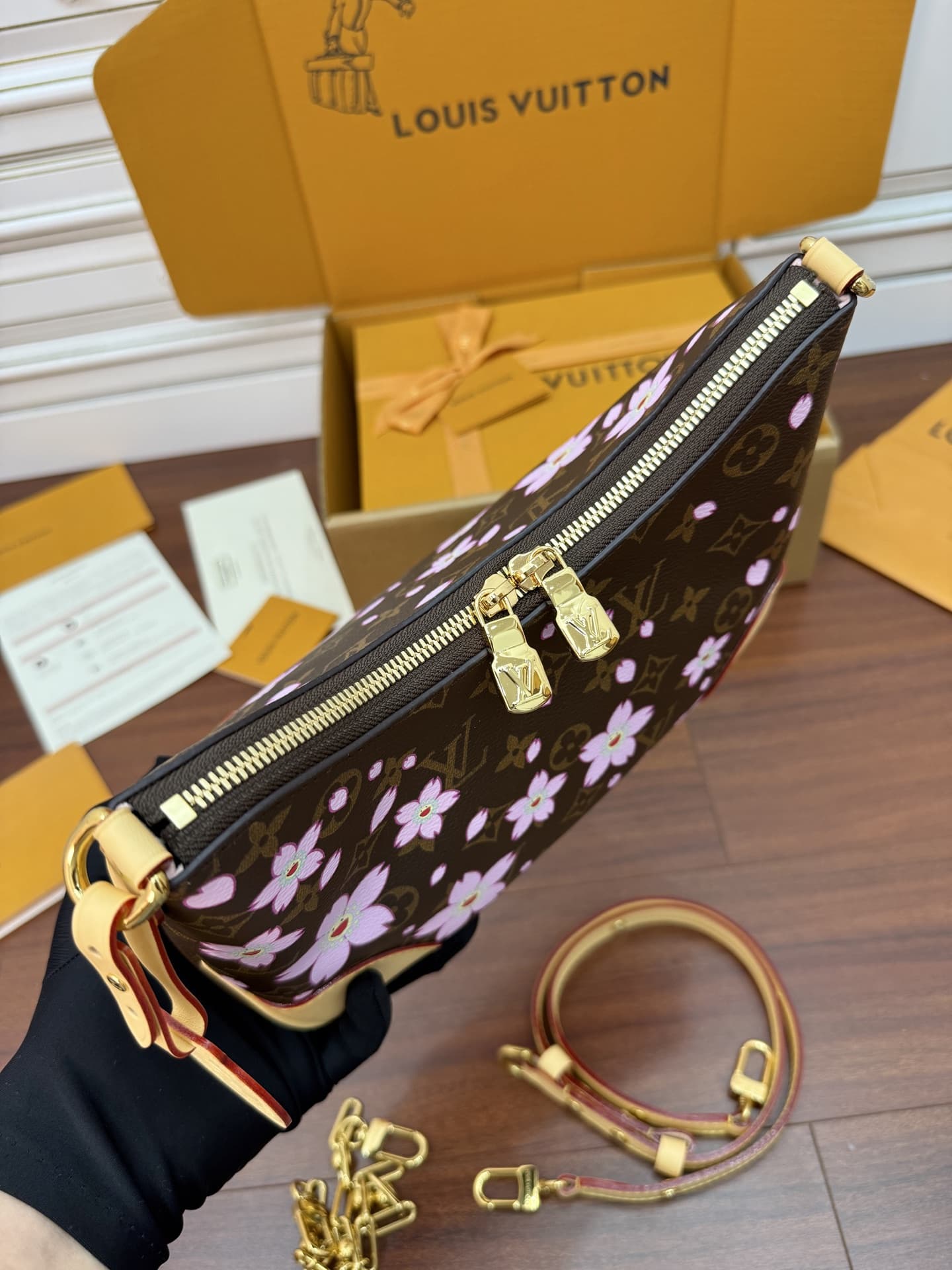 Louis Vuitton x Murakami Boulogne PM Cherry Blossom Monogram coated canvas M13265 Top