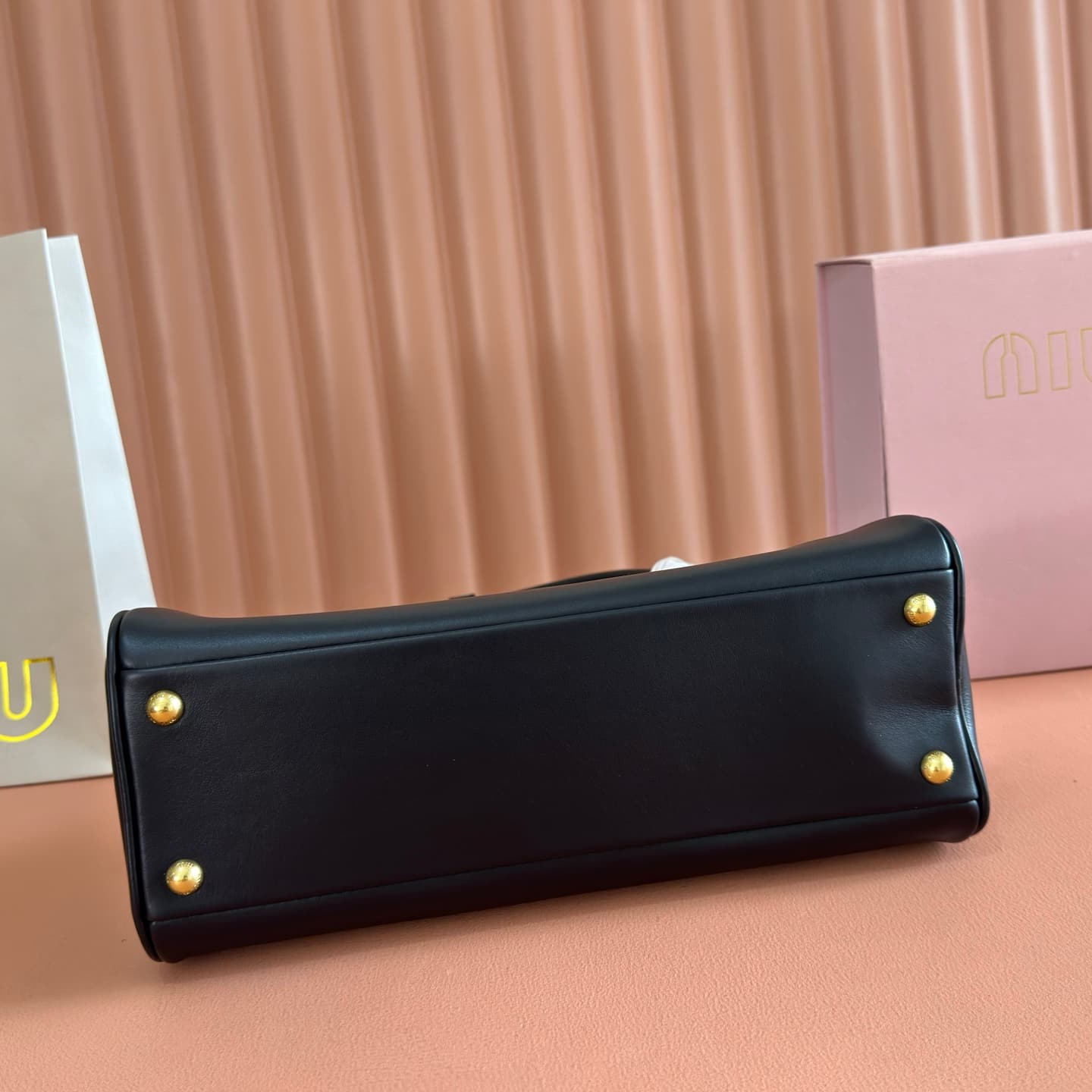 Miu Miu Black Beau Leather Bag 5BB193 TOP