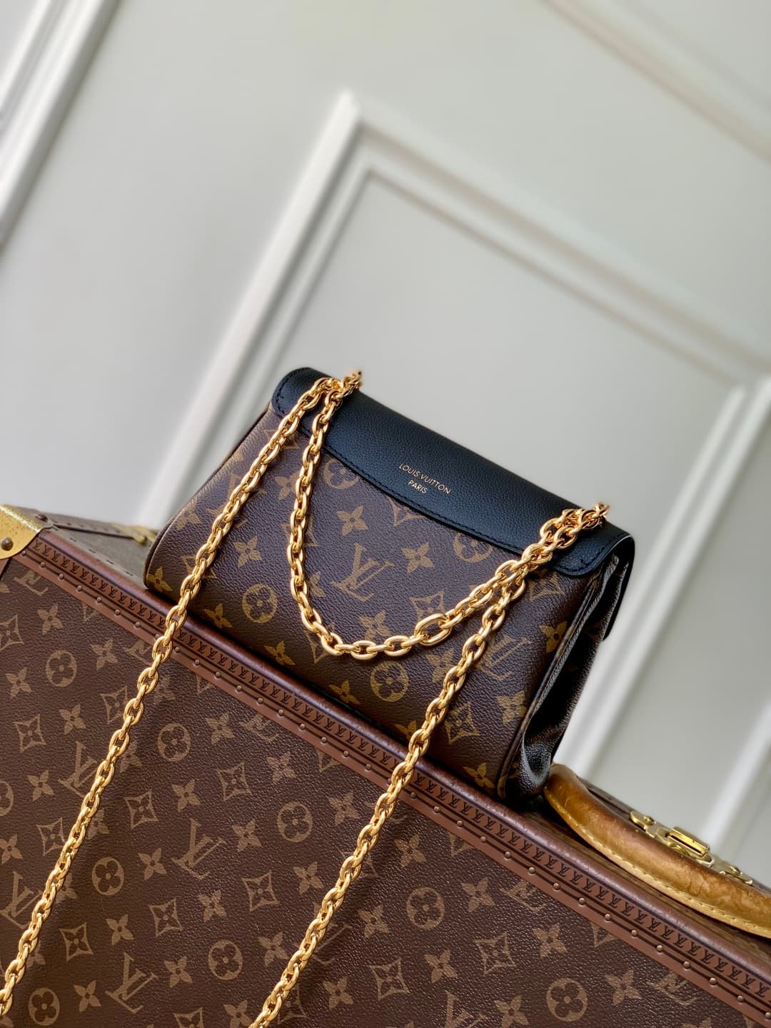 Louis Vuitton Saint Germain BB bag in Monogram canvas M26398 Black High