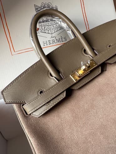 Hermes Birkin 25/30/35cm Bag Suede and Swift Leather WAX High Customizing Style