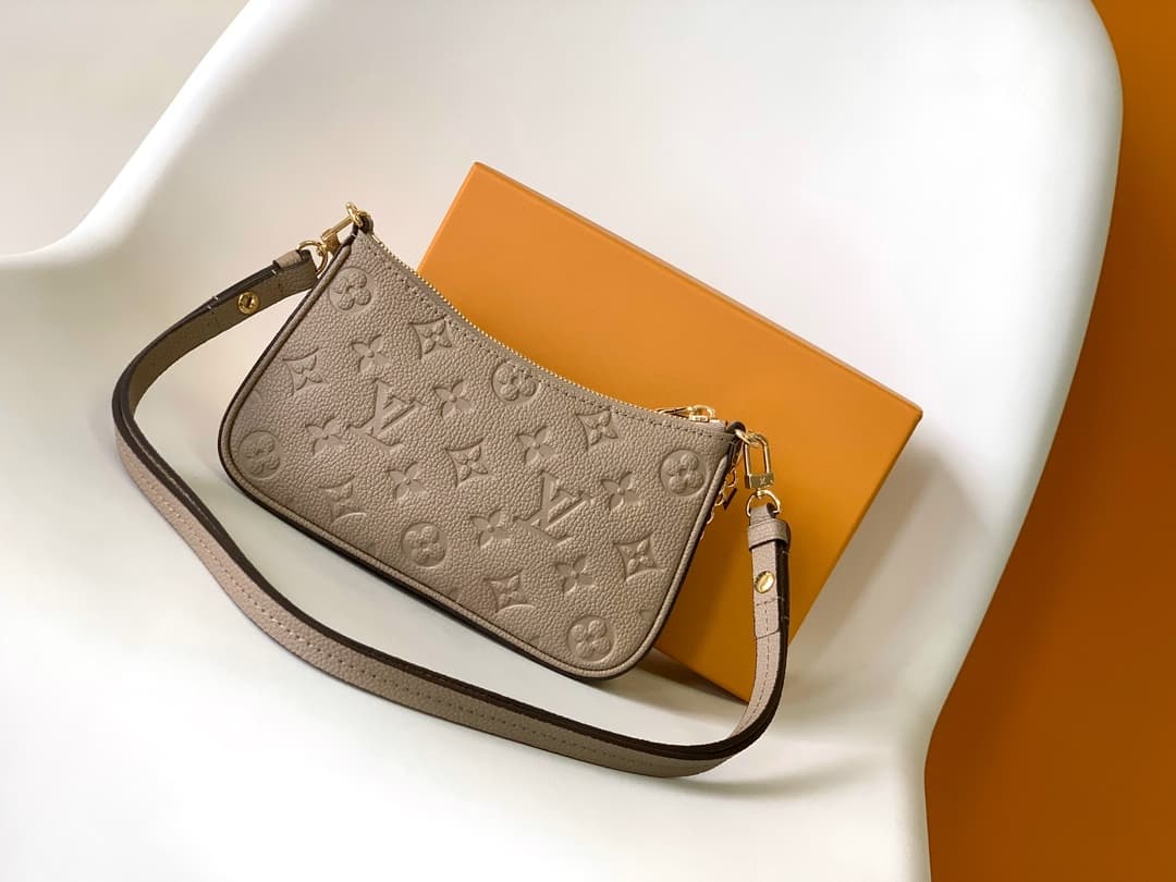 Louis Vuitton EASY POUCH ON STRAP Monogram Empreinte Leather M81862 High