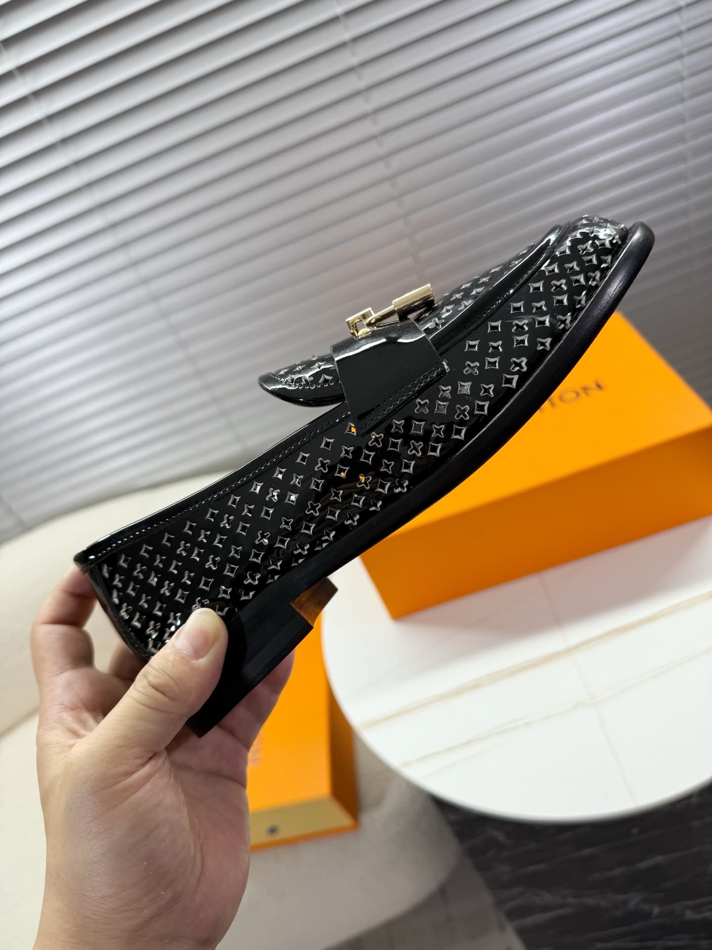 Louis Vuitton Chess Flat Loafer Shoes Women