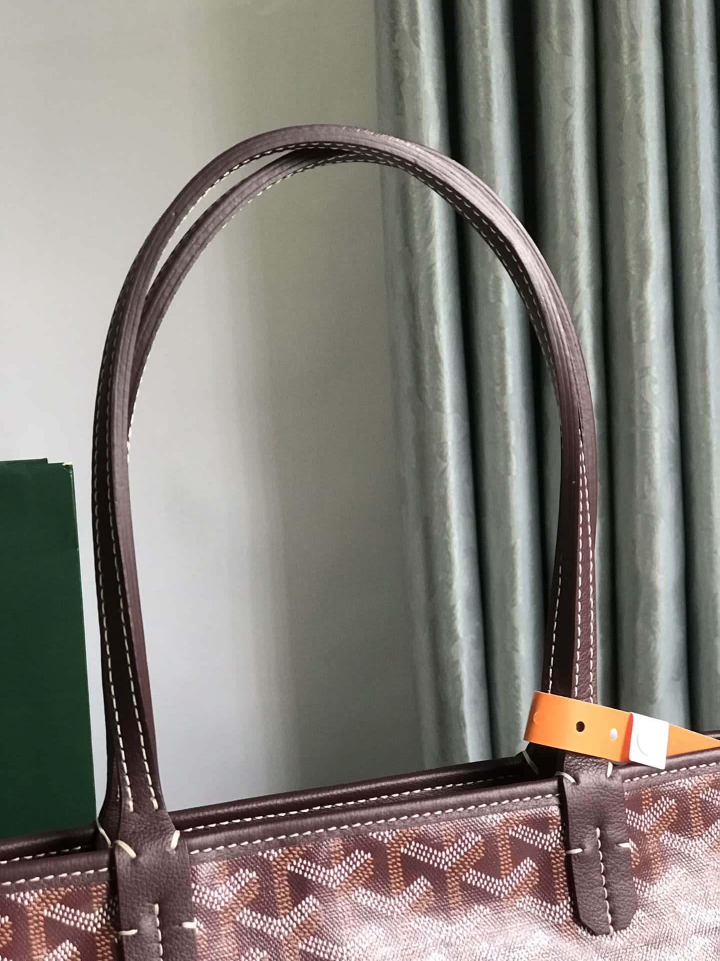 ARTOIS PM BAG Goyardine Canvas & Chevroches Calfskin Burgundy High
