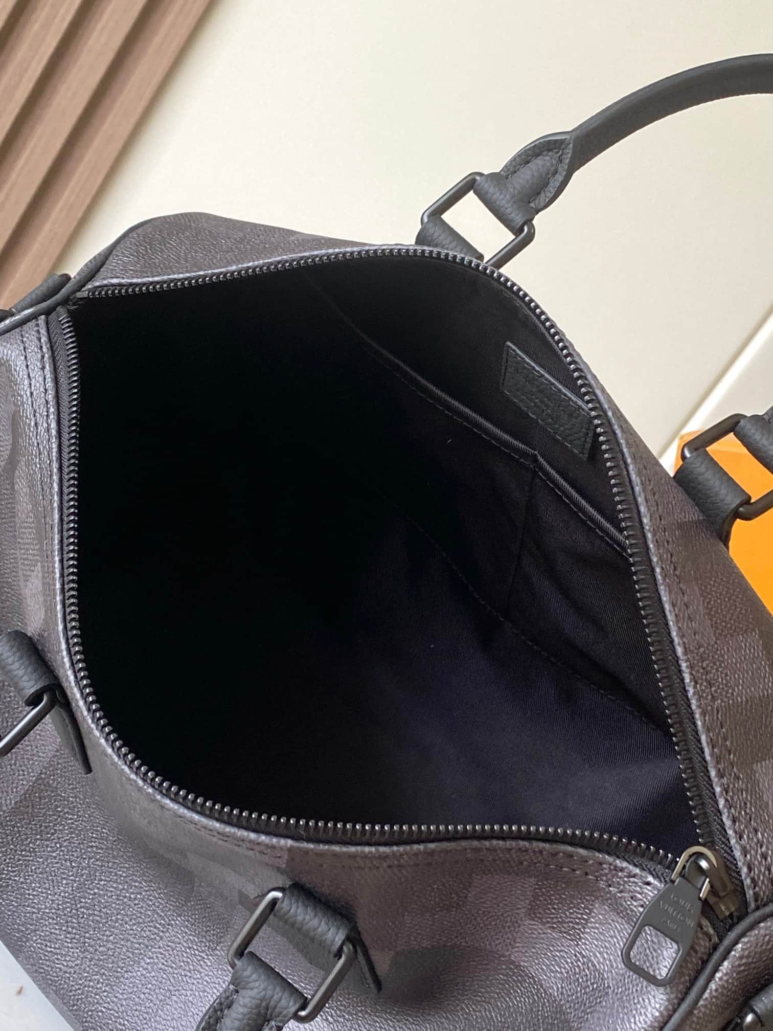 Louis Vuitton Speedy 30 Bandoulière Black Damoflage coated canvas M28977 TOP